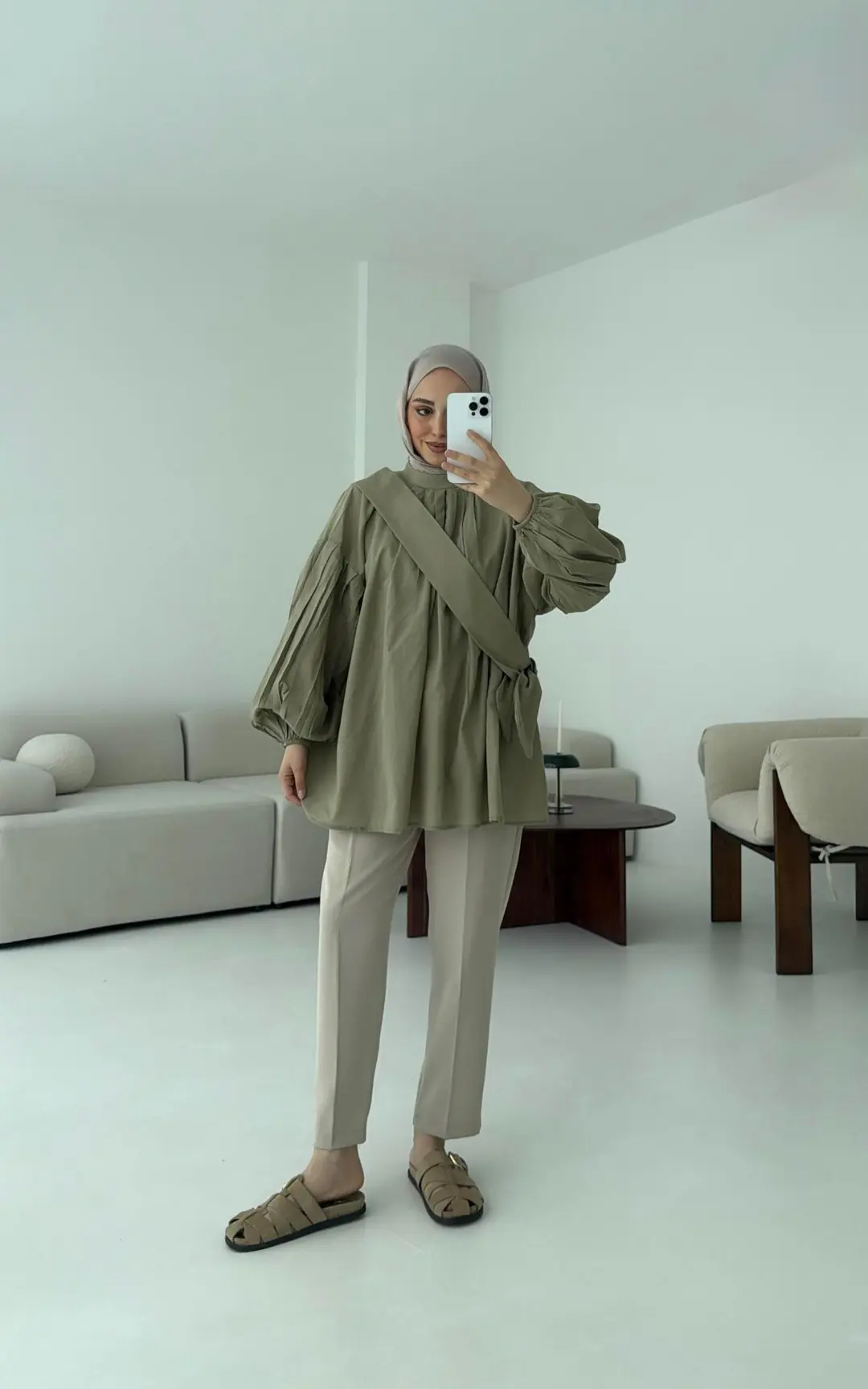 Detaylı Pens Gömlek Çağla - Görsel 2