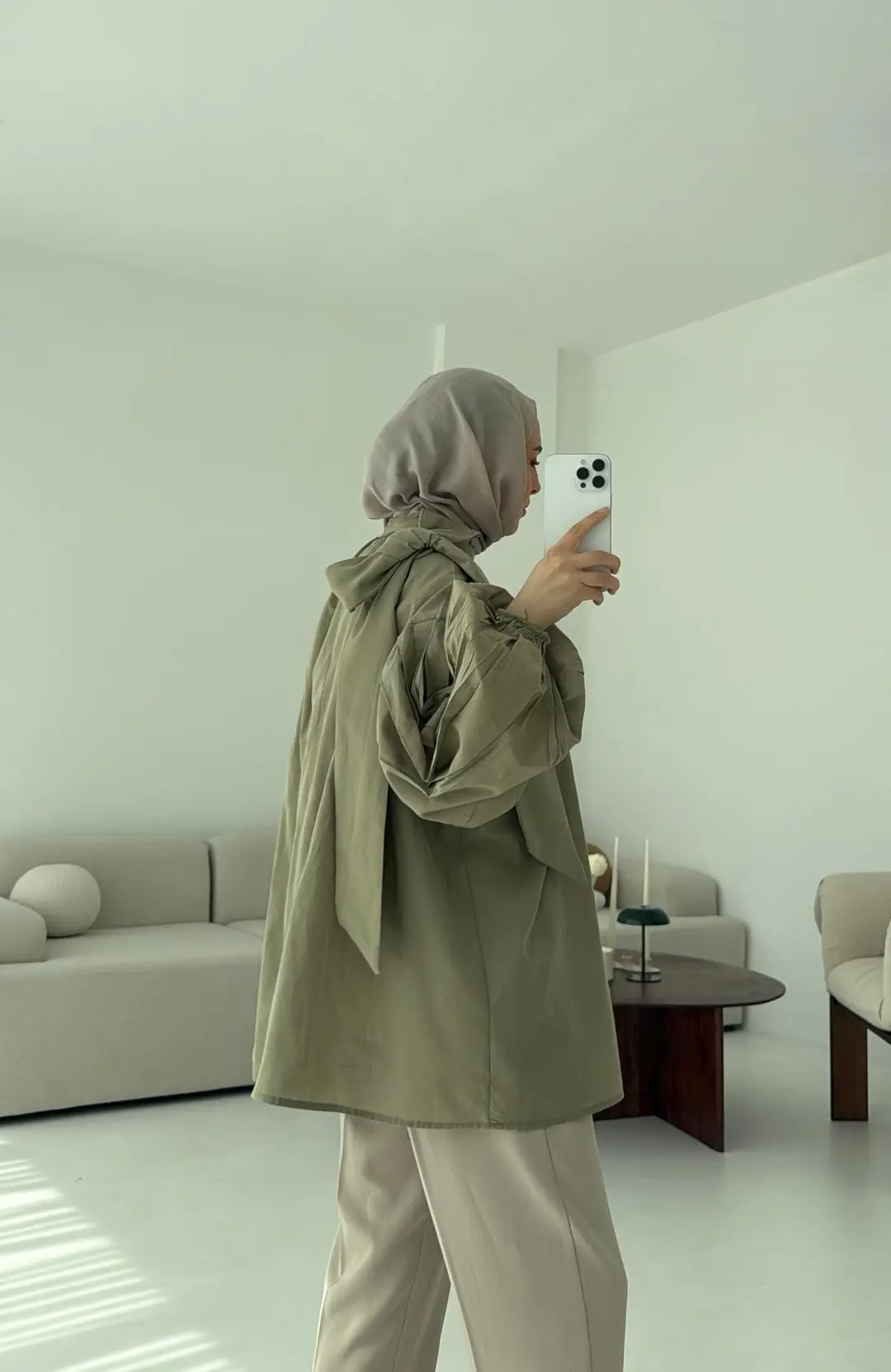 Detaylı Pens Gömlek Çağla - Görsel 5