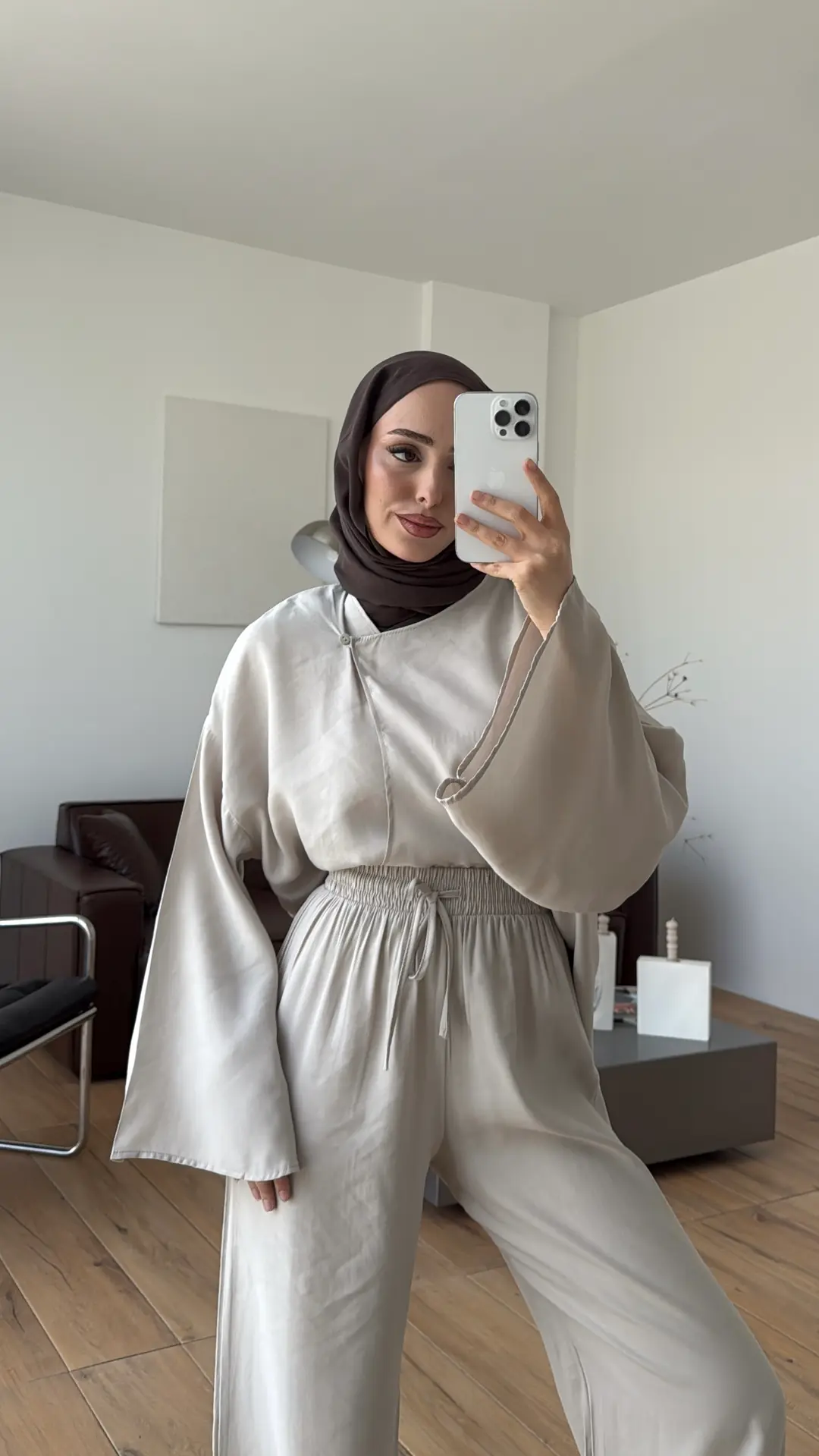 Dökümlü Gömlek Pantolon Takım Taş - Görsel 8