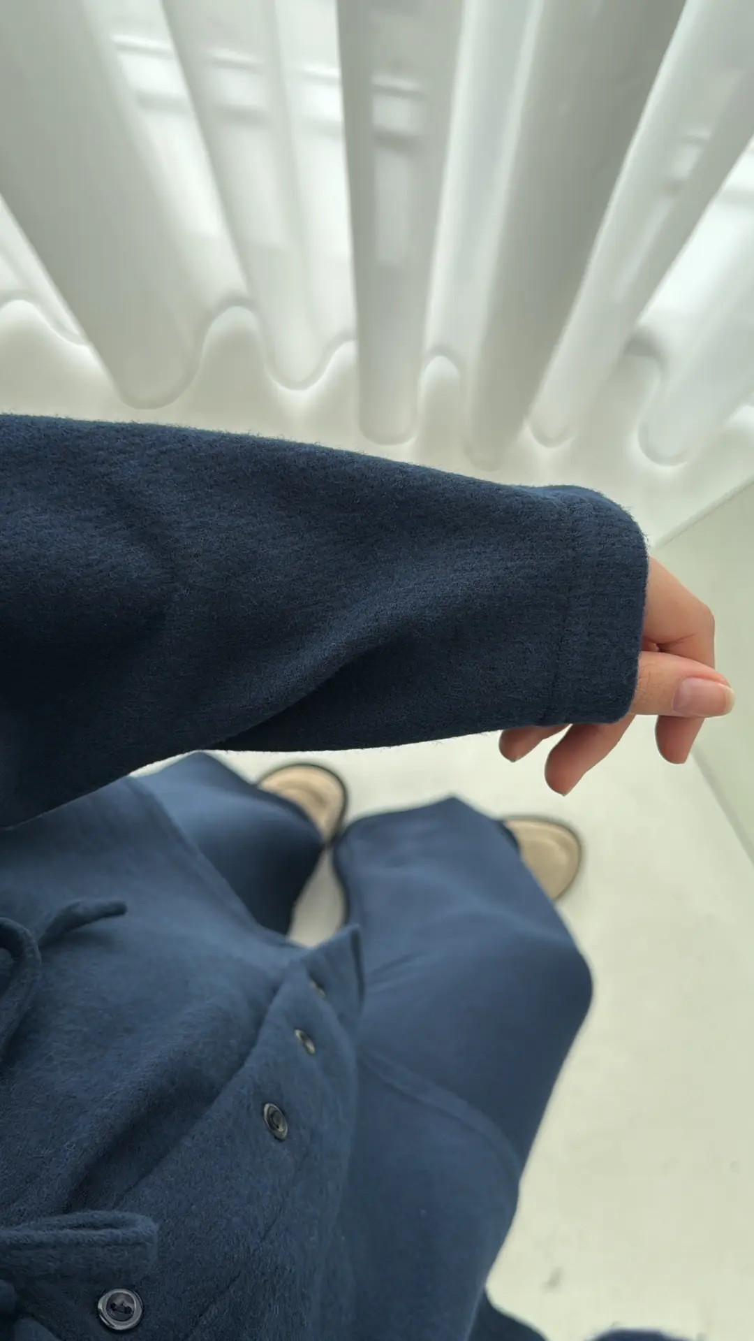 Düğmeli Süprem Takım Lacivert - Görsel 7