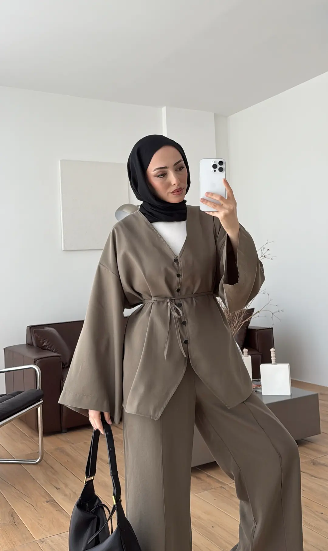 Düğmeli Takım Haki - Görsel 2