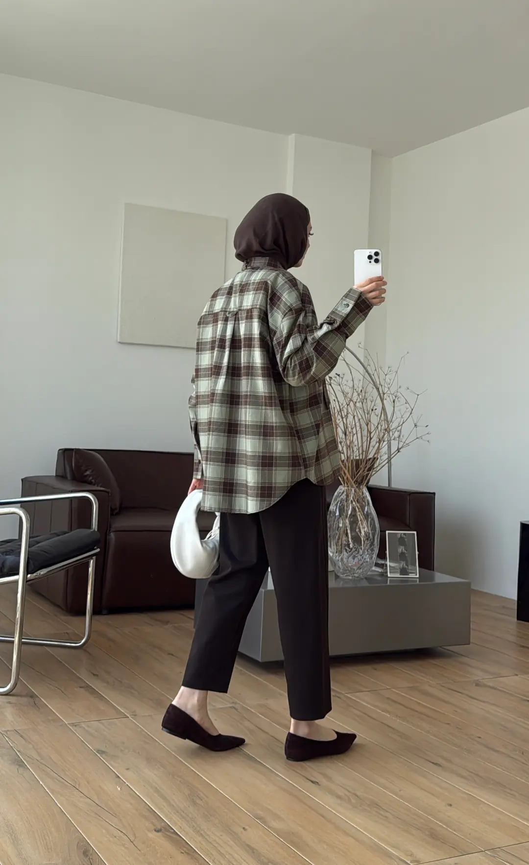 Ekose Mevsimlik Gömlek Çağla - Görsel 4