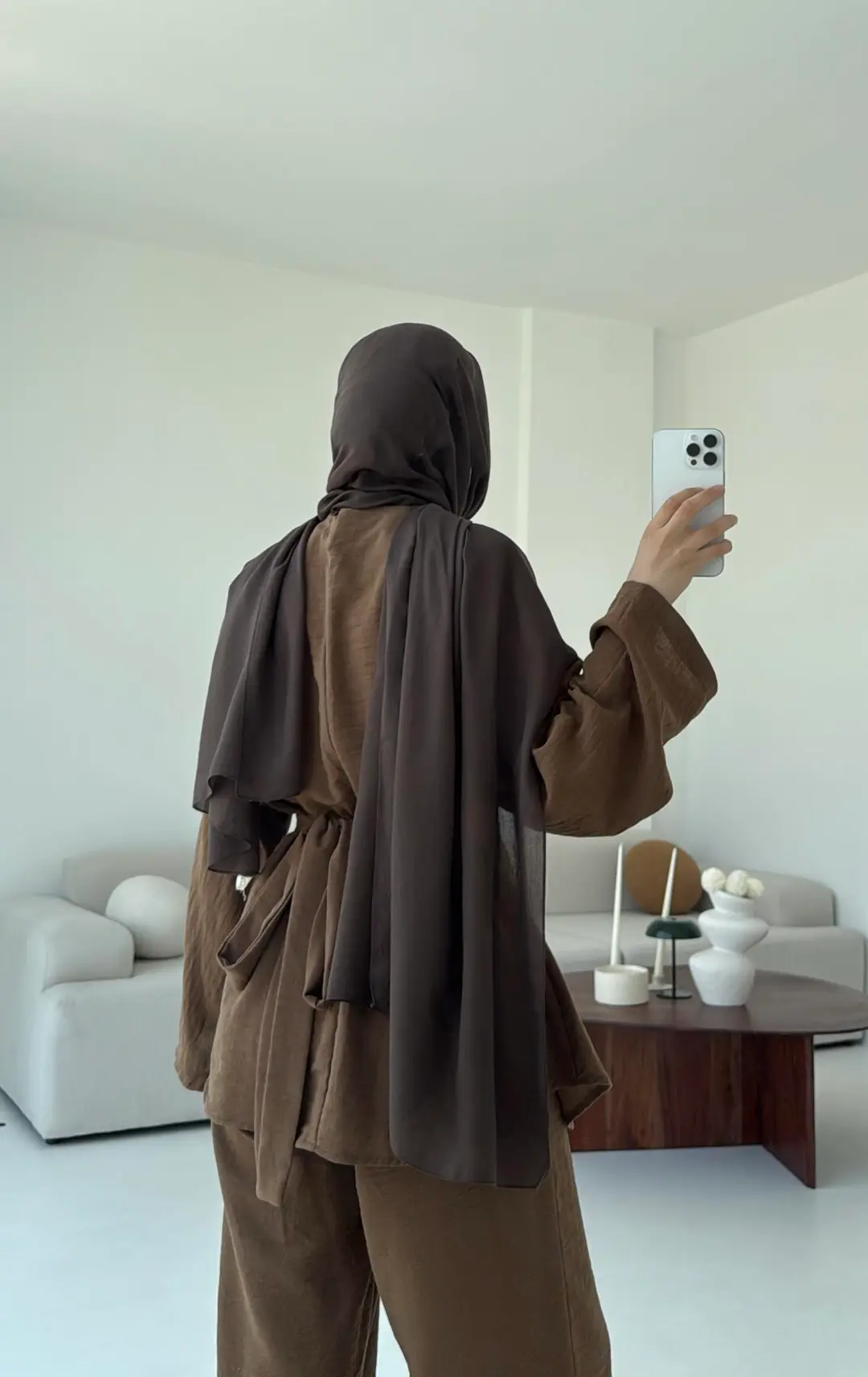 Elena Takım Kahve - Görsel 5