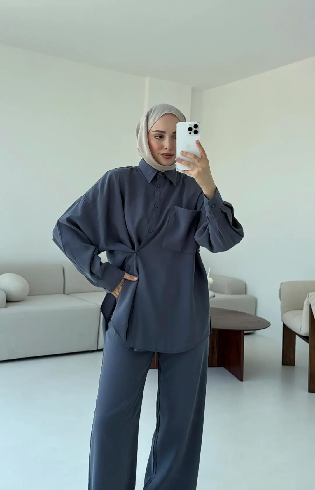 Eliza Takım Gri - Görsel 2