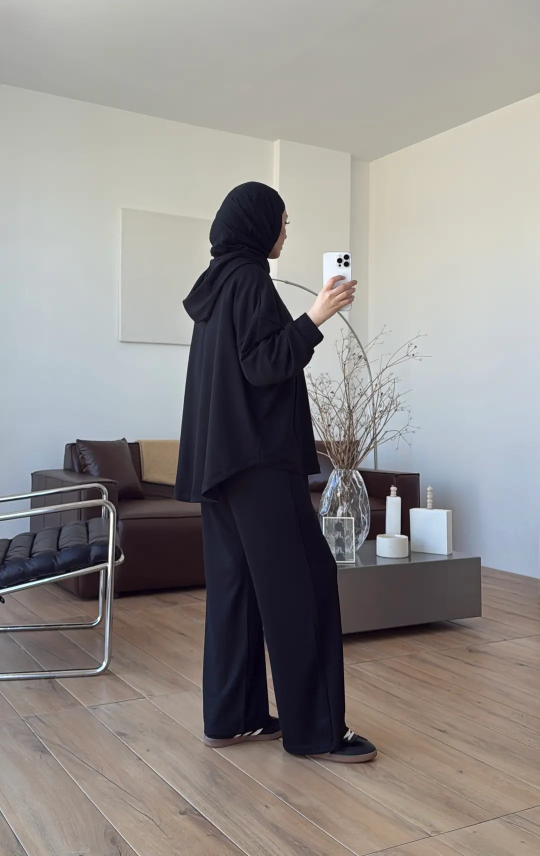 Fermuarlı Oysho Takım Siyah - Görsel 2