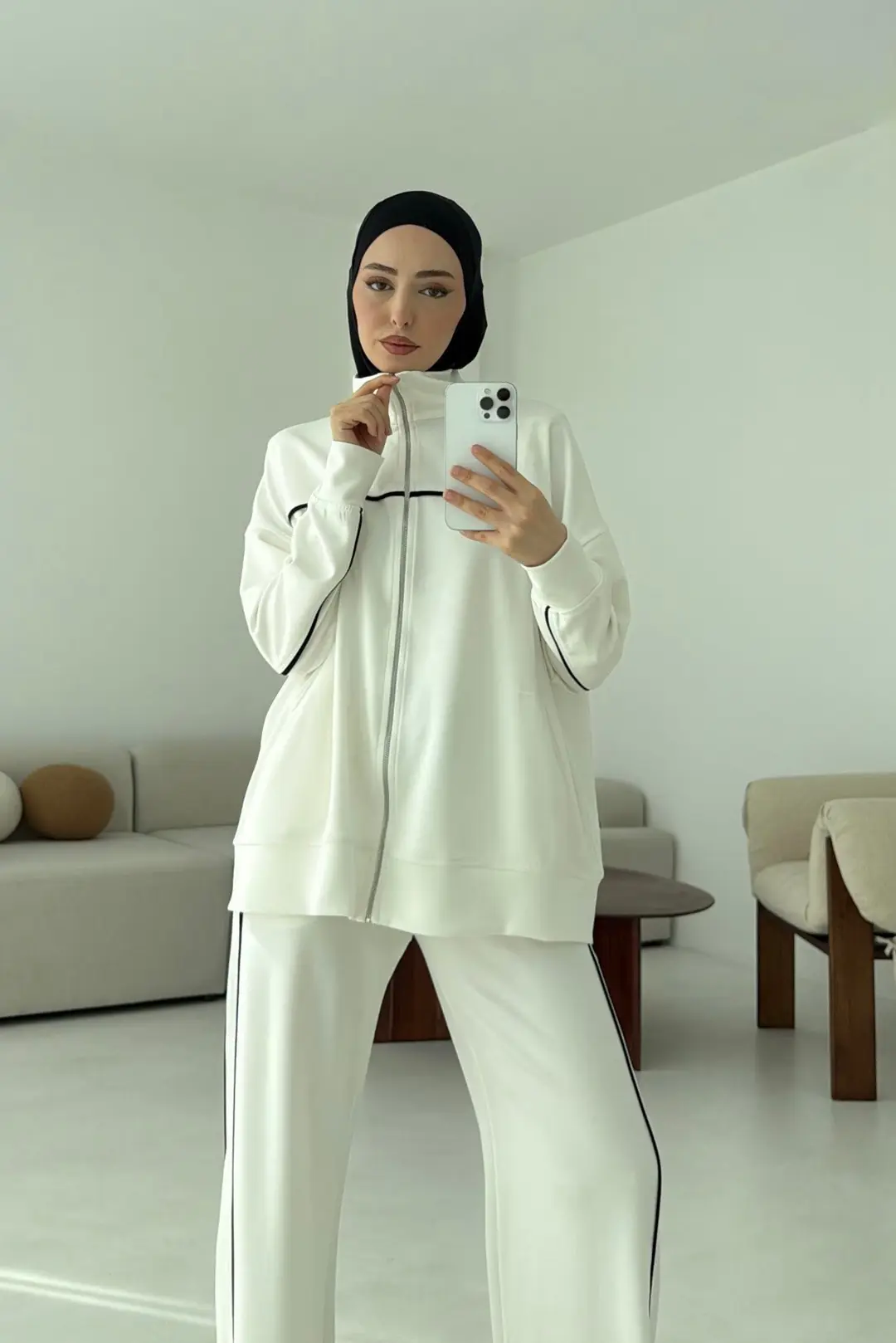 Garnili Oysho Takım Beyaz - Görsel 10