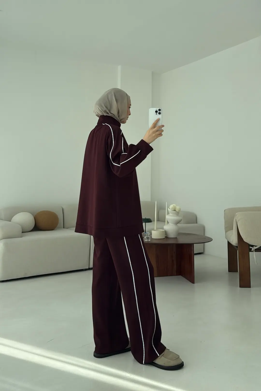 Garnili Oysho Takım Bordo