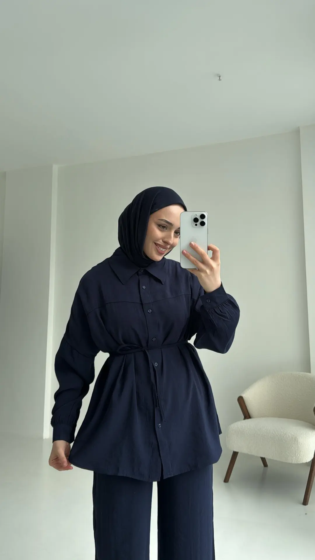 Gömlek Takım Lacivert - Görsel 2