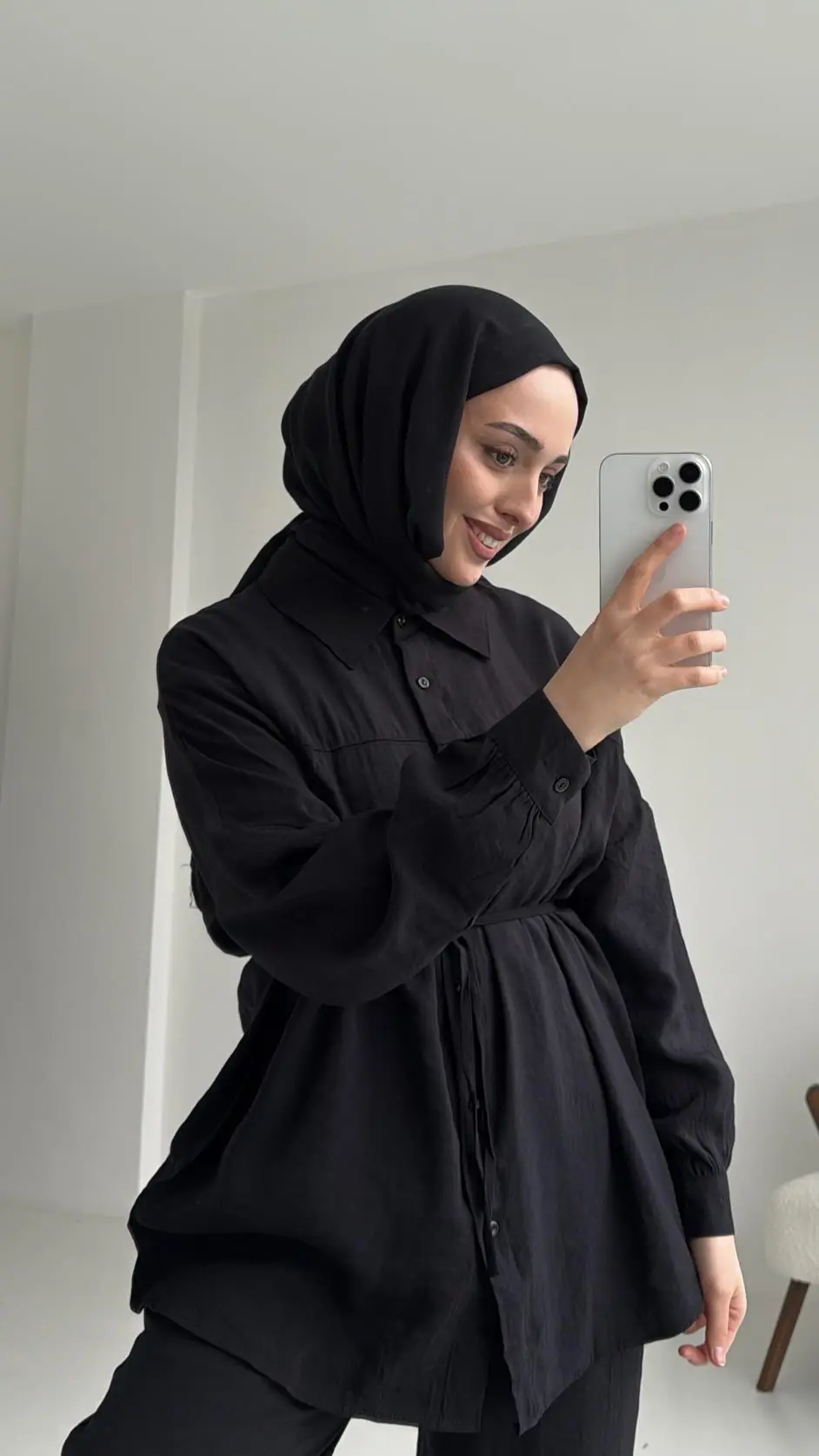 Gömlek Takım Siyah