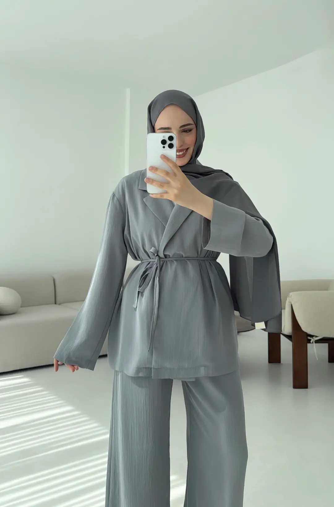 Gri Yazlık Takım - Görsel 5