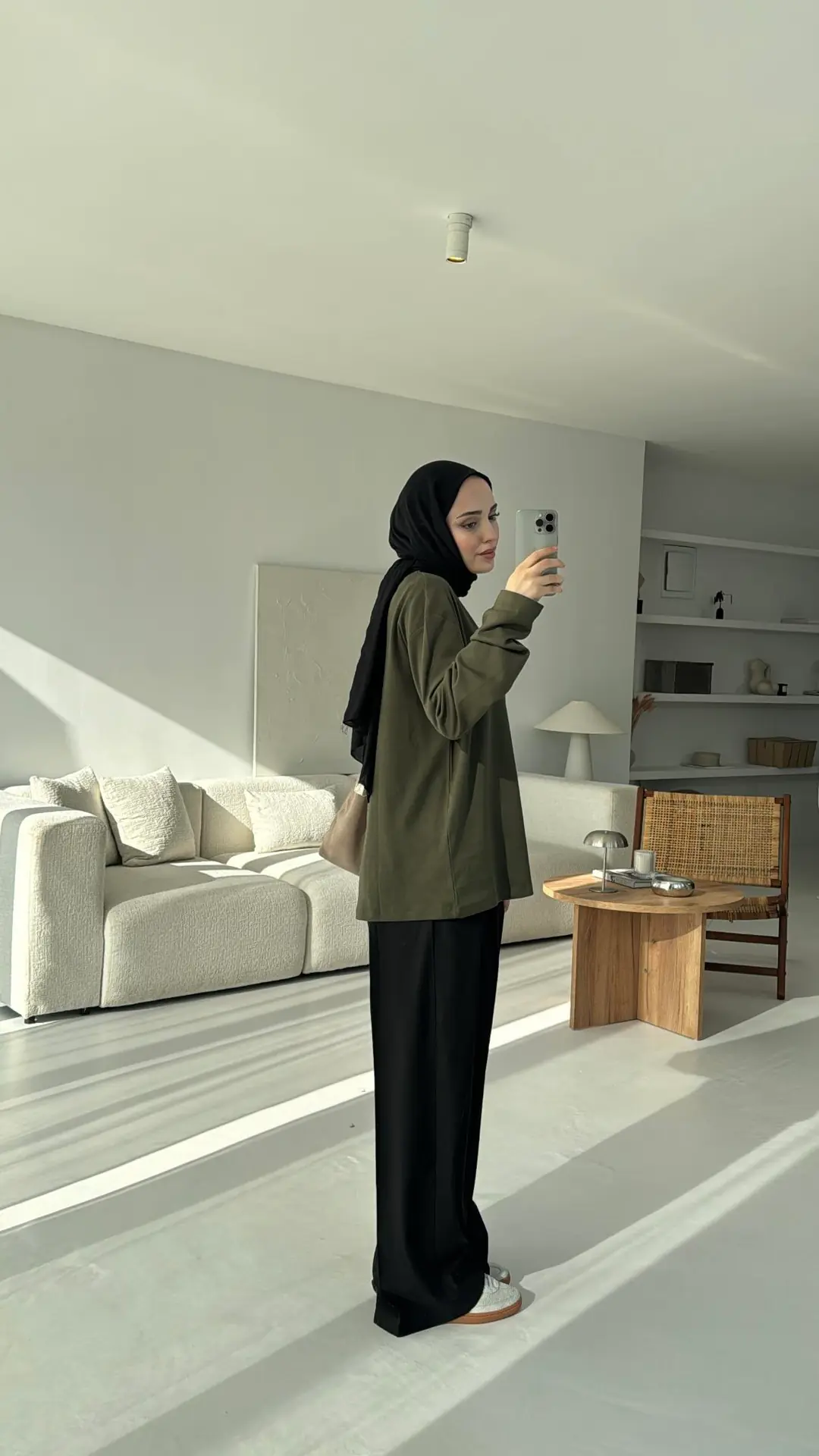 Haki Basıc Sweatshirt - Görsel 2