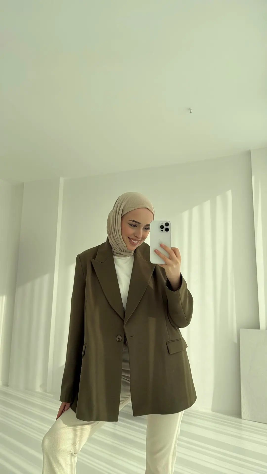 Haki Blazer Ceket - Görsel 2