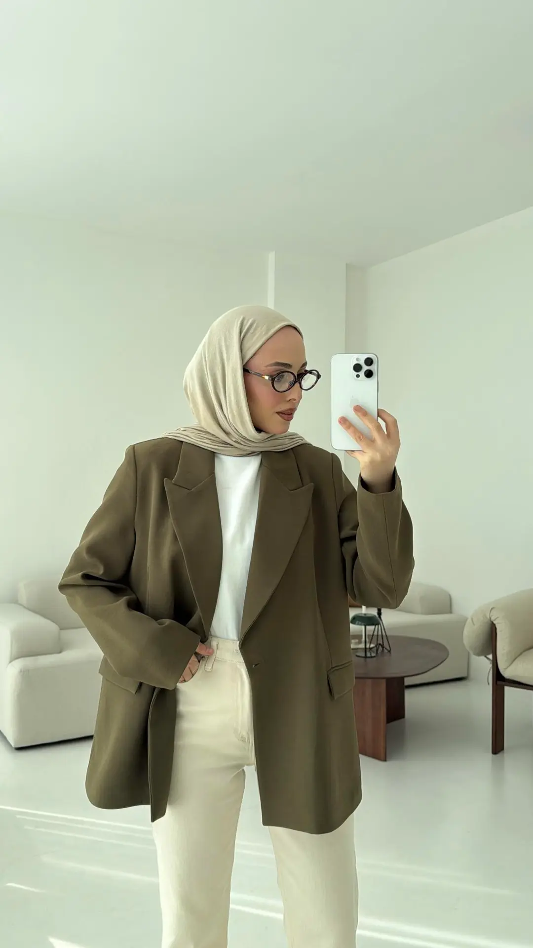 Haki Blazer Ceket - Görsel 6