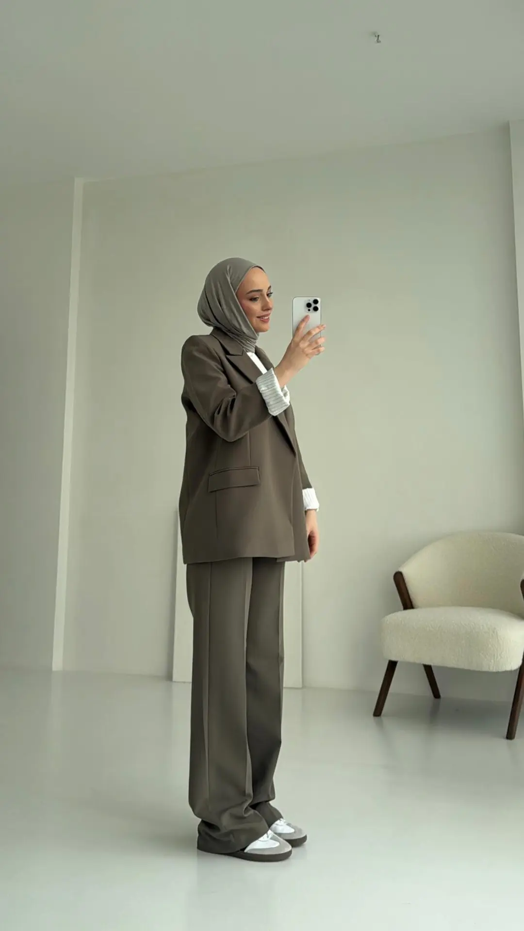 Haki Ceketli Takım - Görsel 8