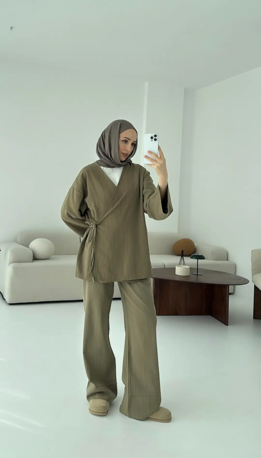 Haki Yandan Bağlamalı Takım - Görsel 2