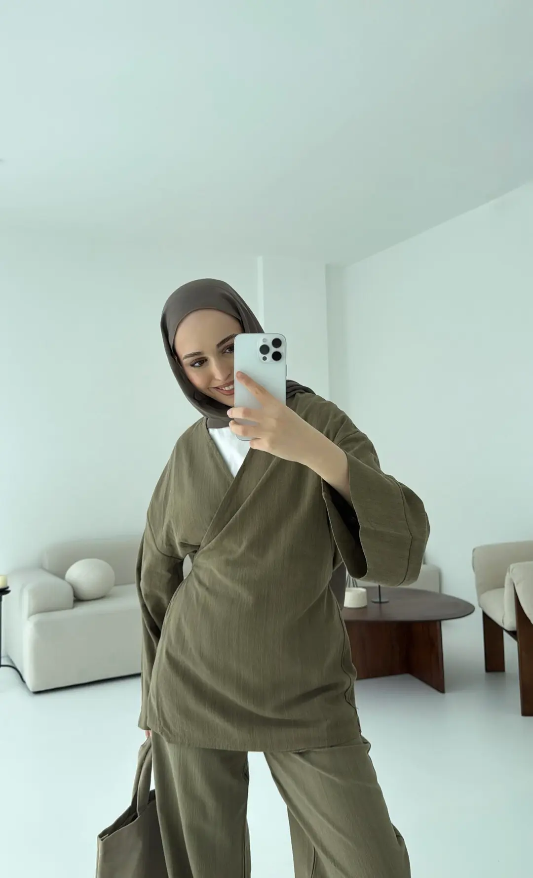 Haki Yandan Bağlamalı Takım - Görsel 6