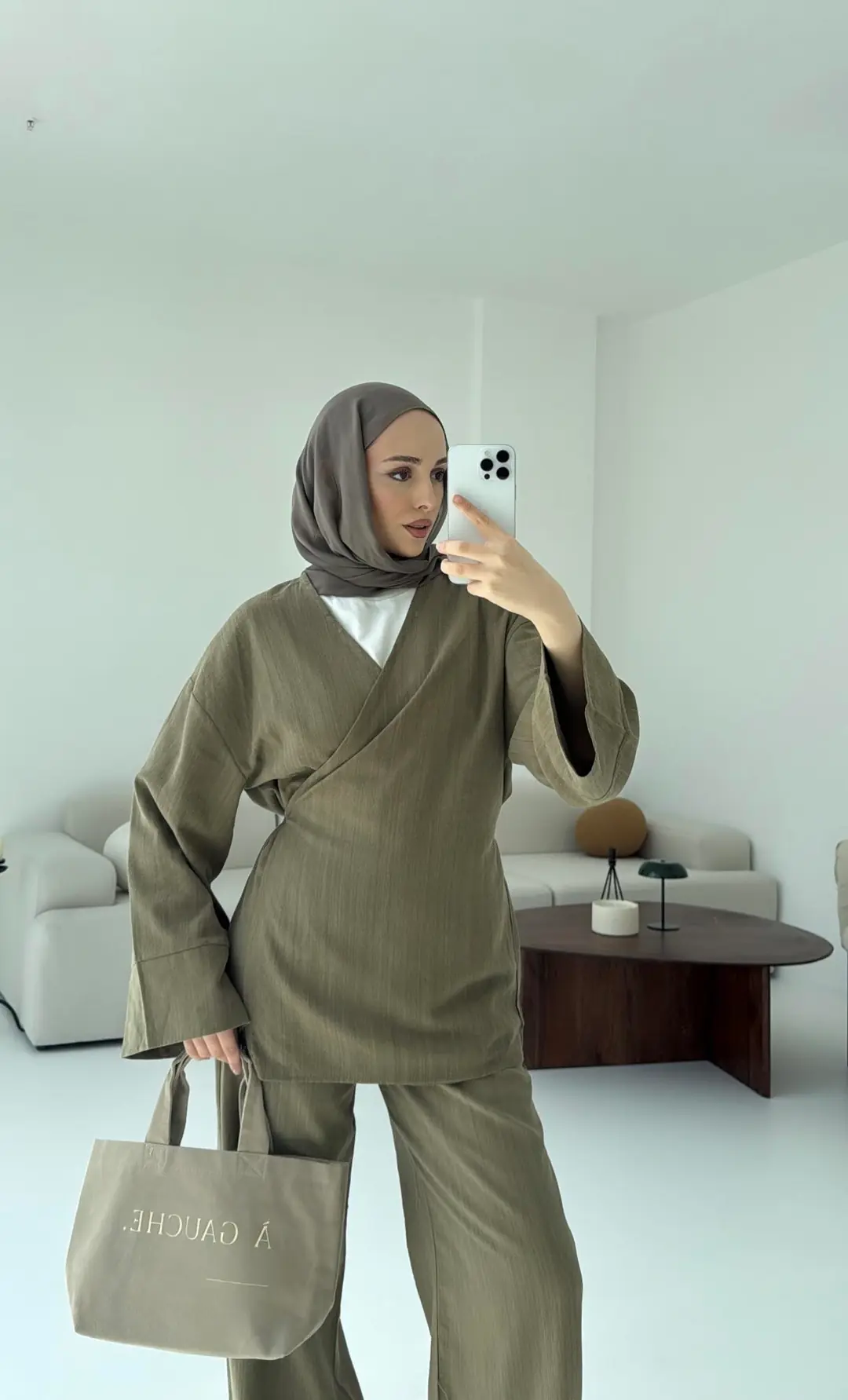 Haki Yandan Bağlamalı Takım - Görsel 8