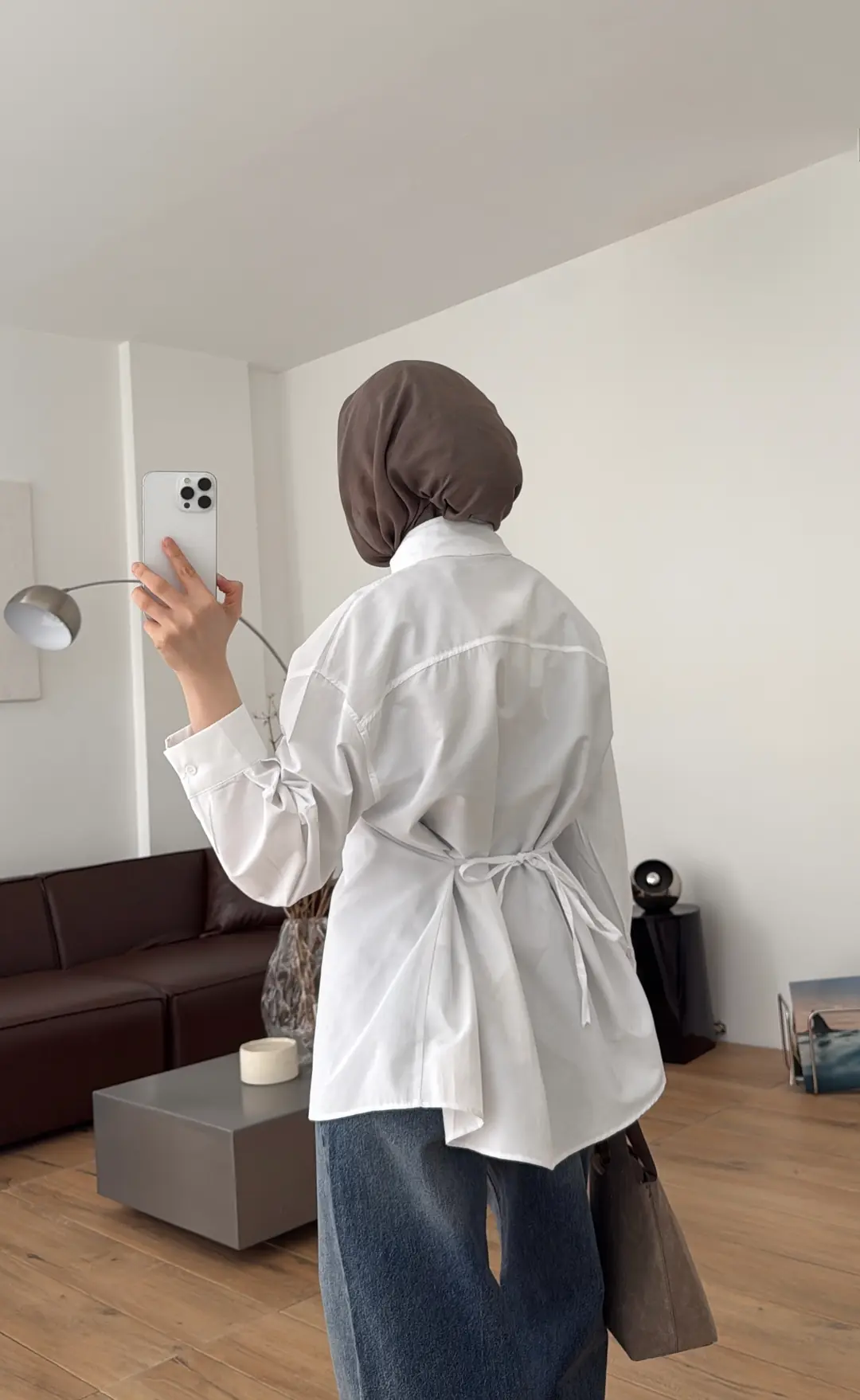 Hakim Yaka Gömlek Beyaz - Görsel 2