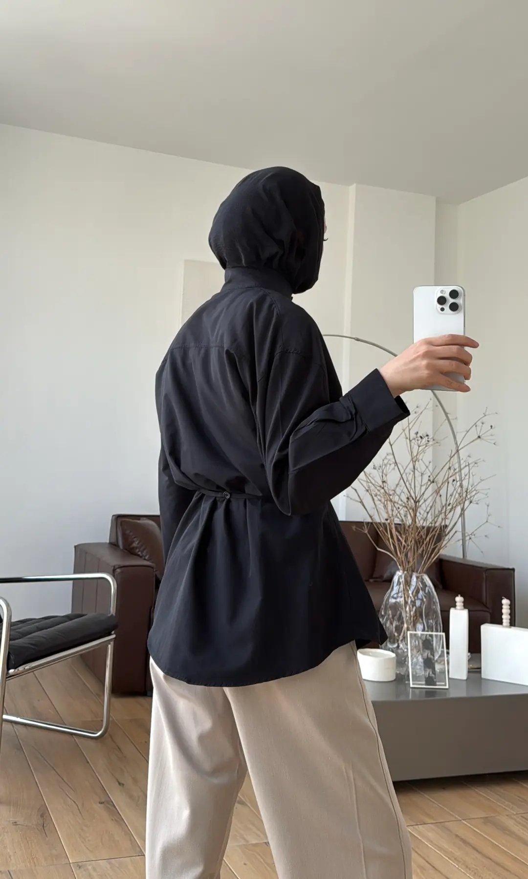 Hakim Yaka Gömlek Siyah - Görsel 3