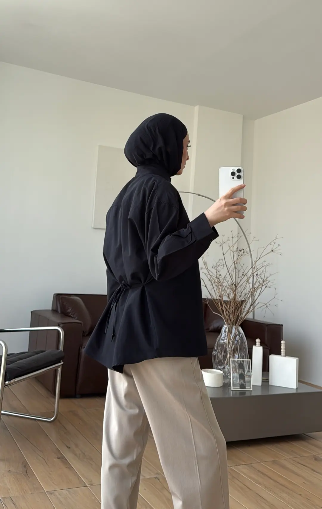 Hakim Yaka Gömlek Siyah - Görsel 7