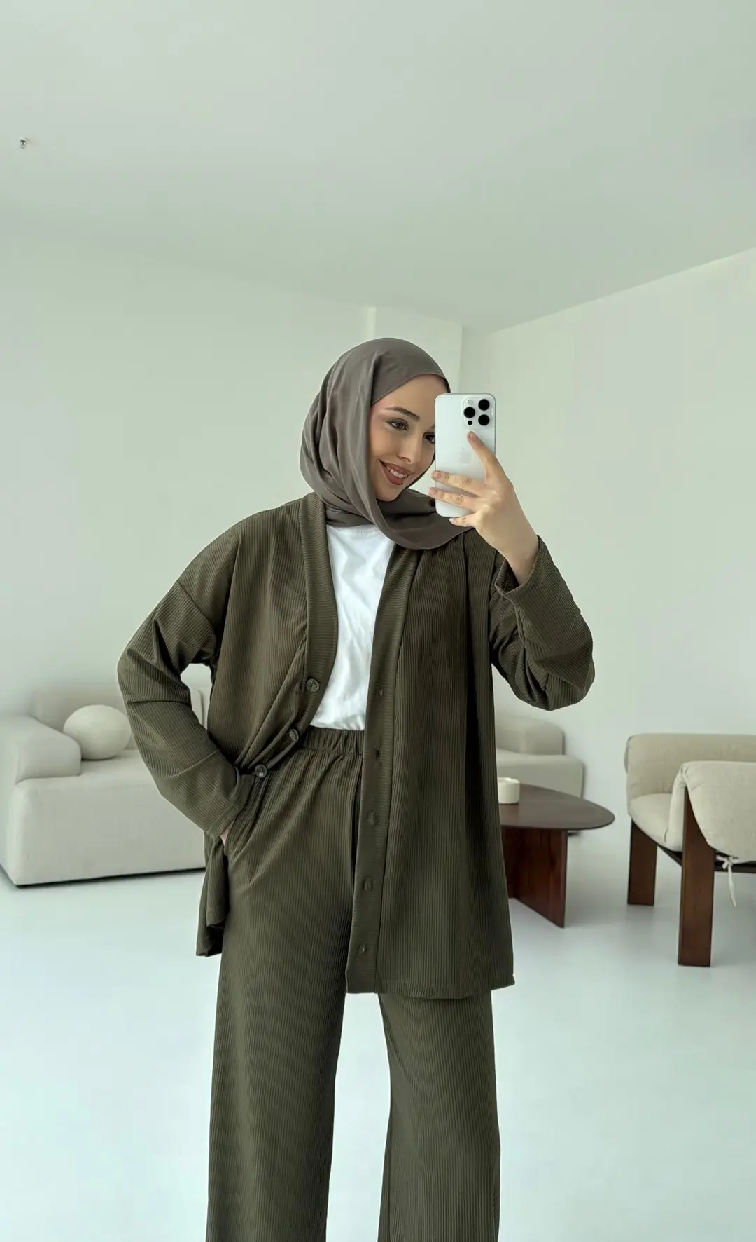 Hırkalı Takım Haki - Görsel 2