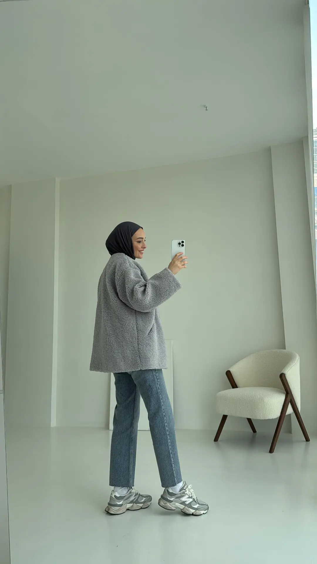 İki Düğmeli Teddy Ceket - Görsel 2