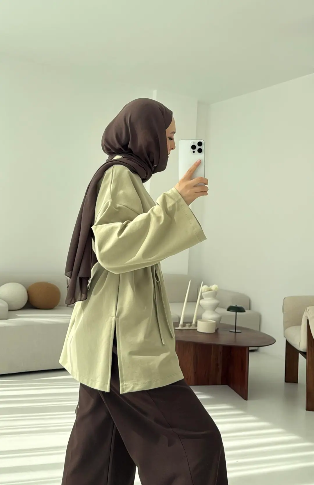 İki iplik Baglamalı Bluz Cagla - Görsel 7