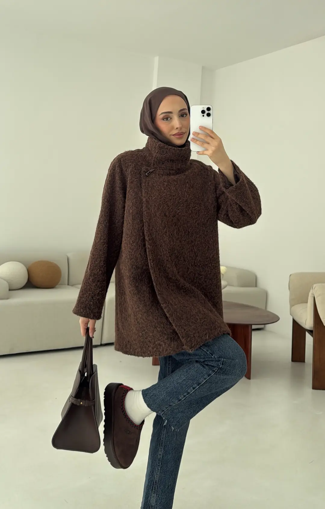 Kahve Eliza Kaban - Görsel 6