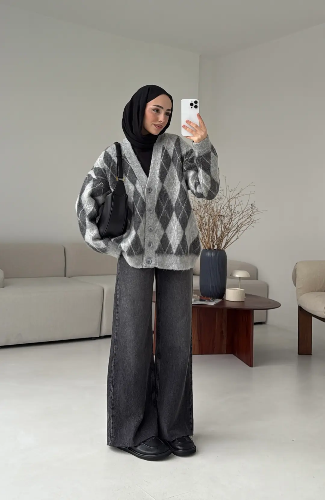 Kalın HIrka Antrasit/Gri - Görsel 4