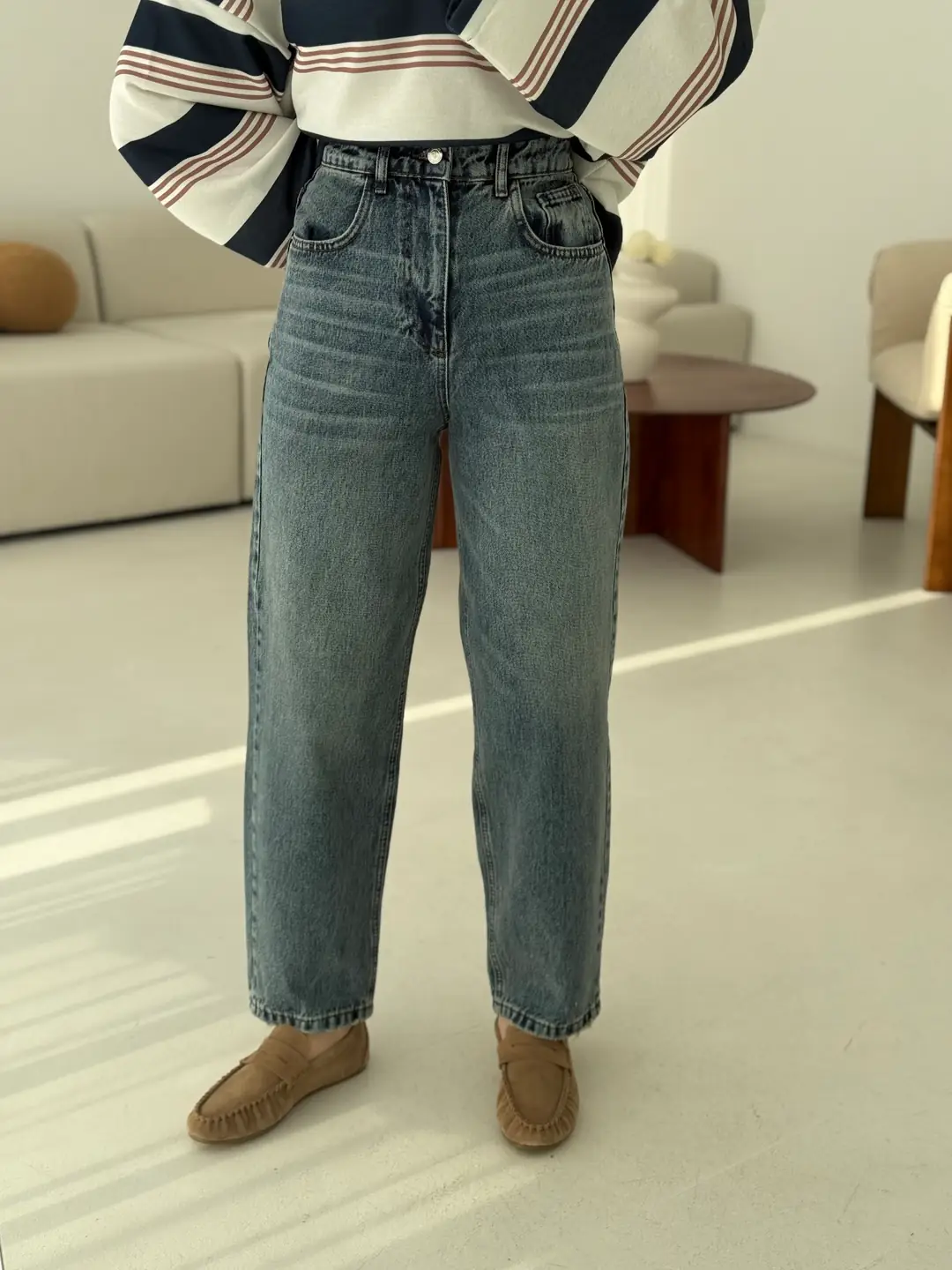 Kar Yıkama Mom Jean - Görsel 2