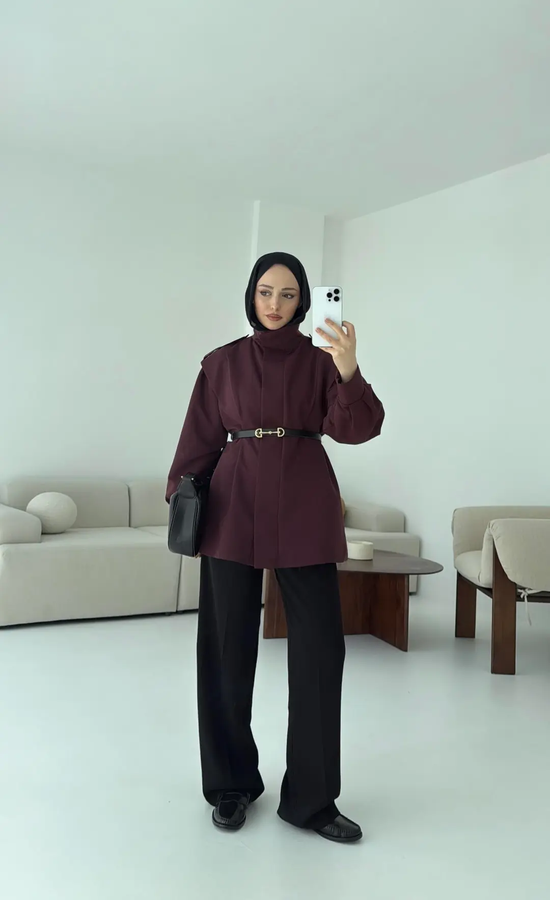 Kemerli Trençkot - Görsel 5