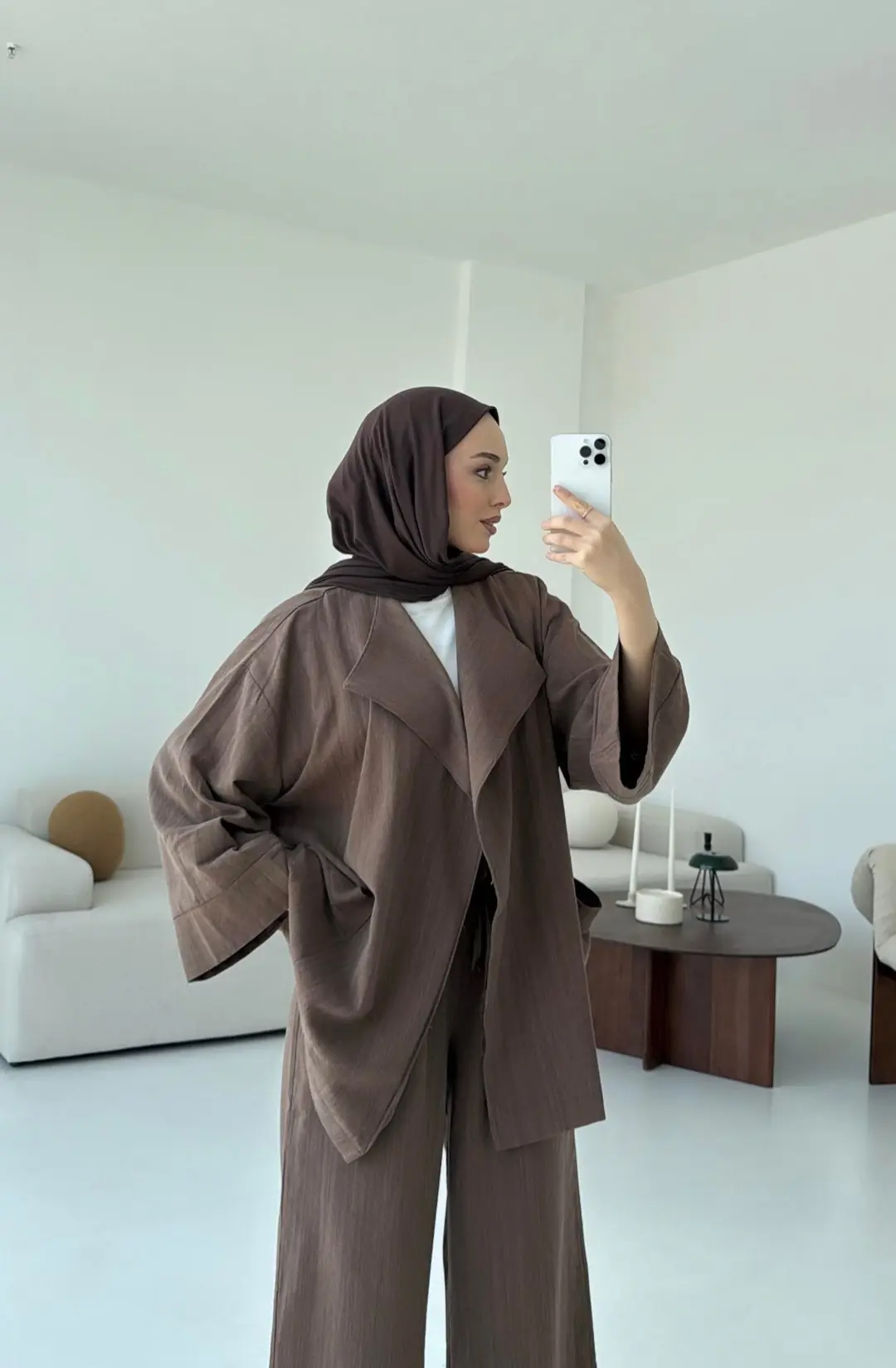 Keten Ceketli Takım - Görsel 6