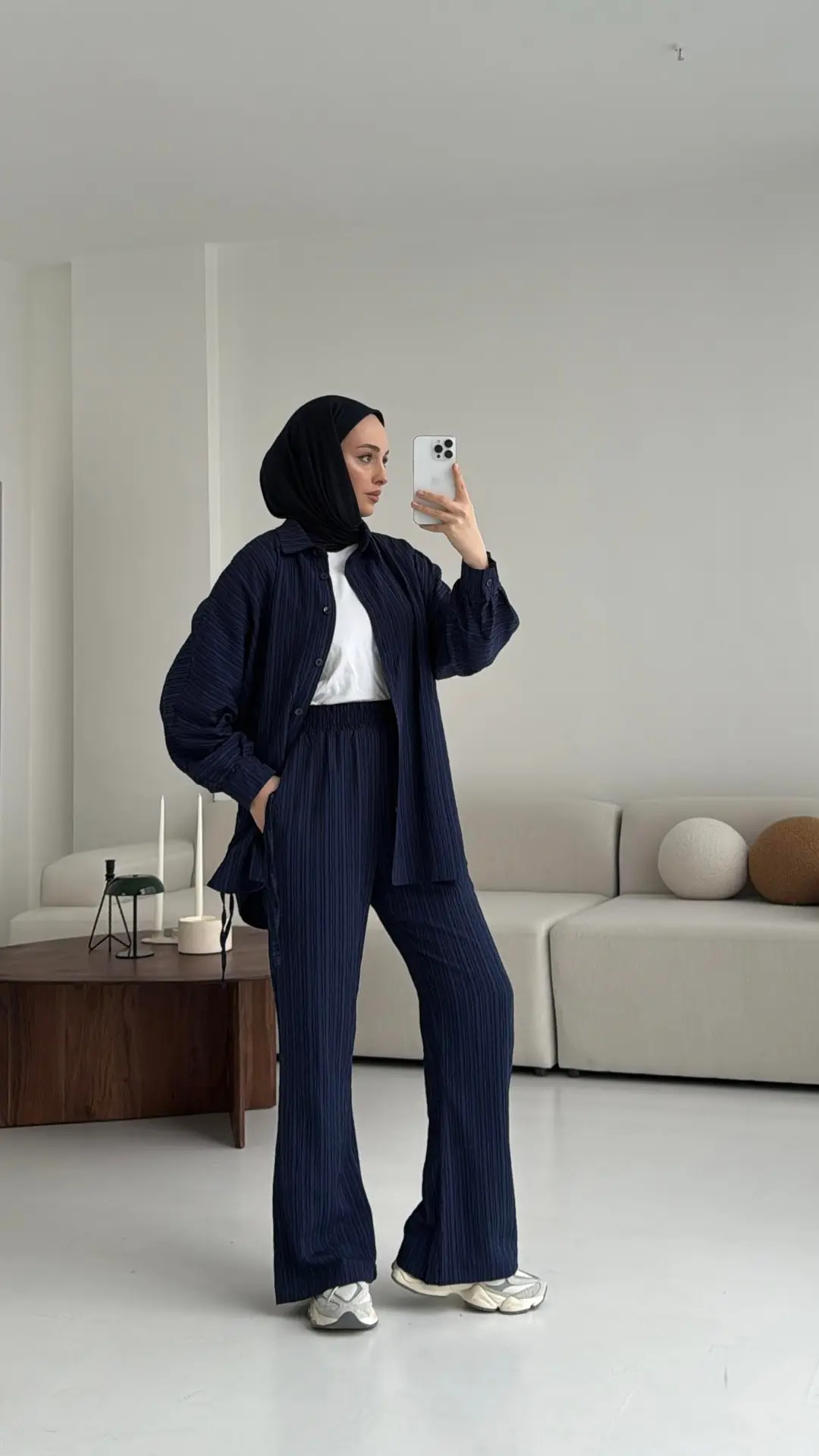 Kıraşlı Gömlekli Takım Lacivert - Görsel 4