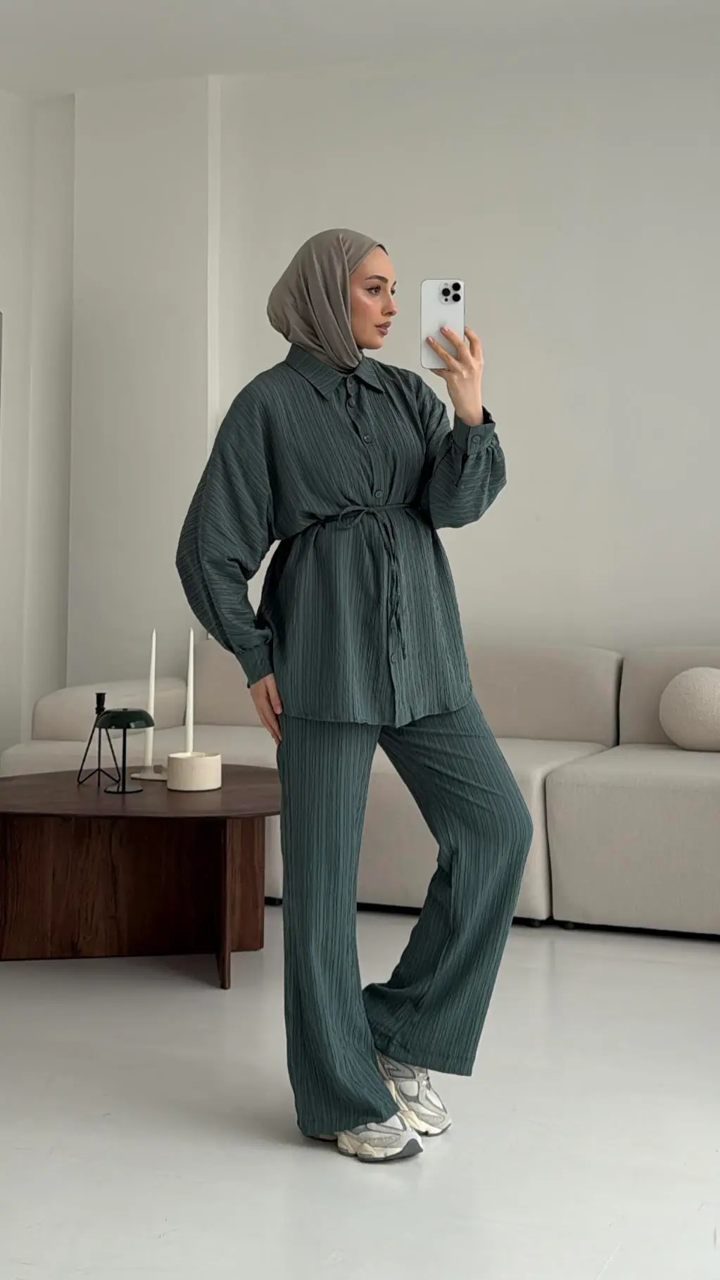 Kıraşlı Gömlekli Takım Yeşil - Görsel 2