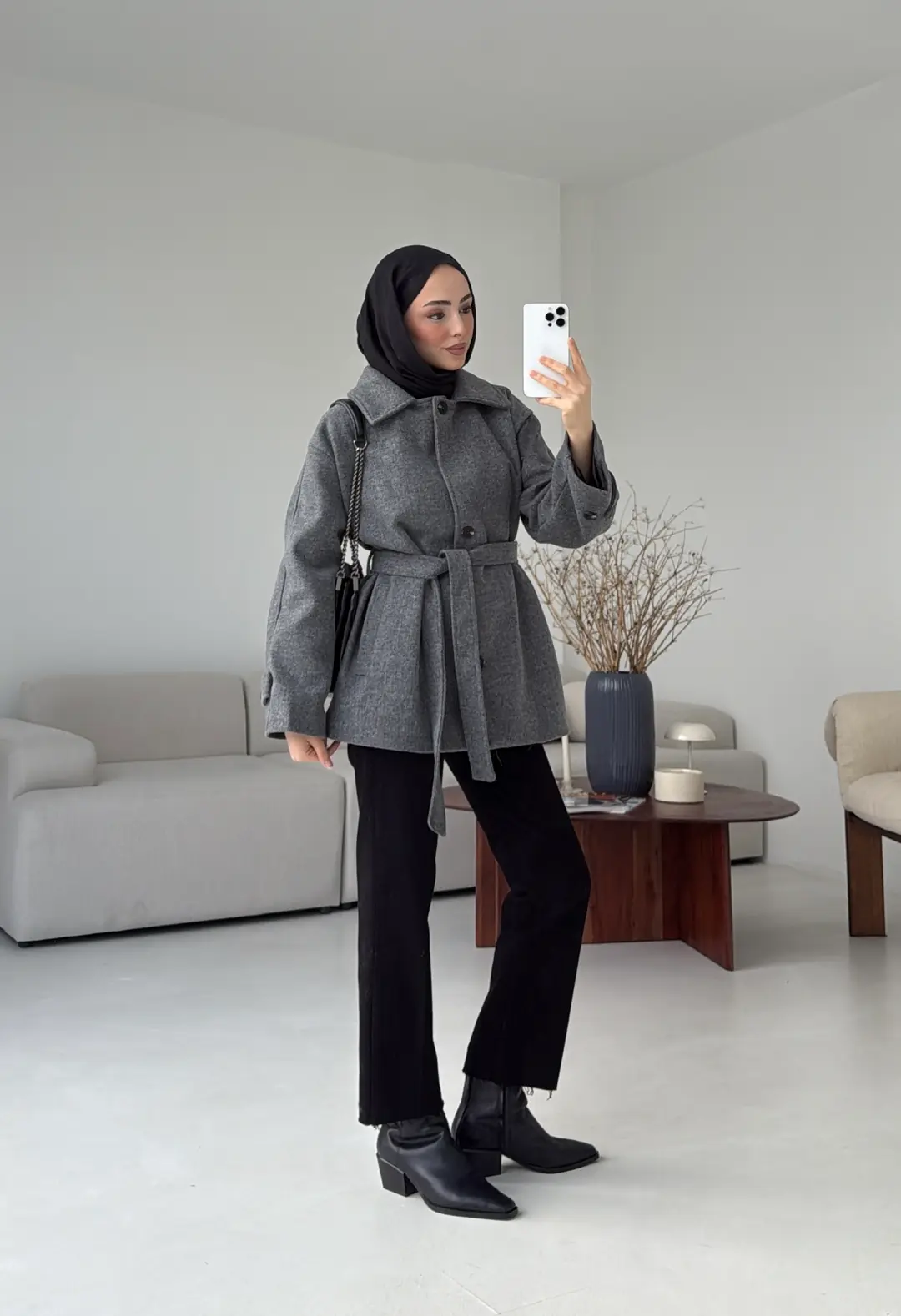 Kol Apoletli Kaşe Kaban Antarasit