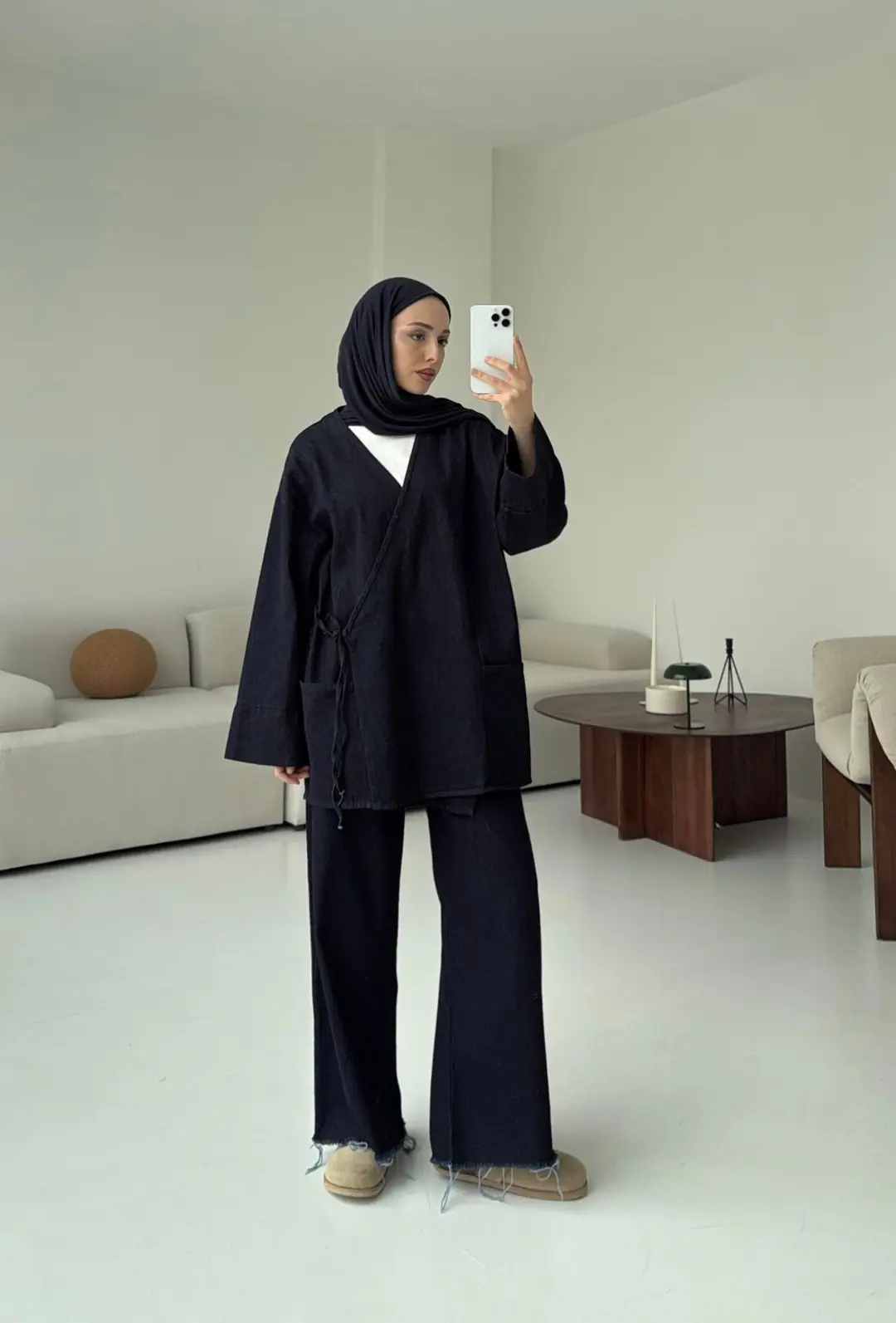 Kot Takım Kesik Paça - Görsel 4