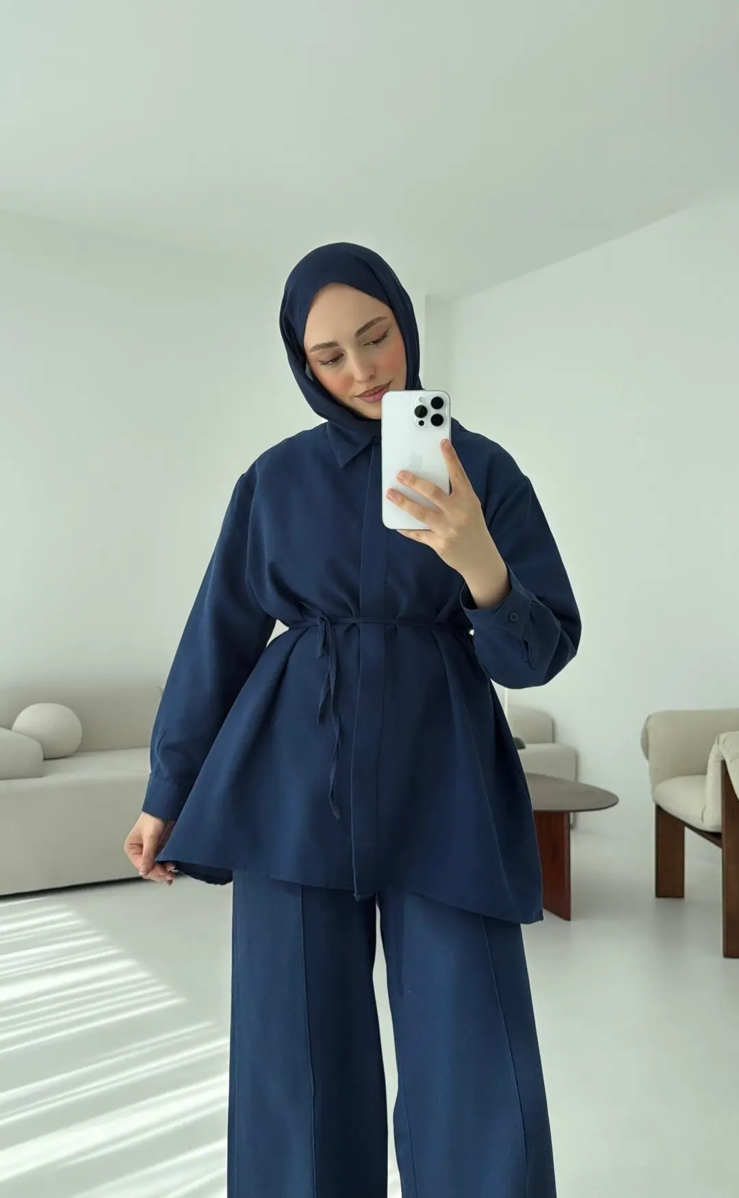 Lacivert Patlı Takım - Görsel 4