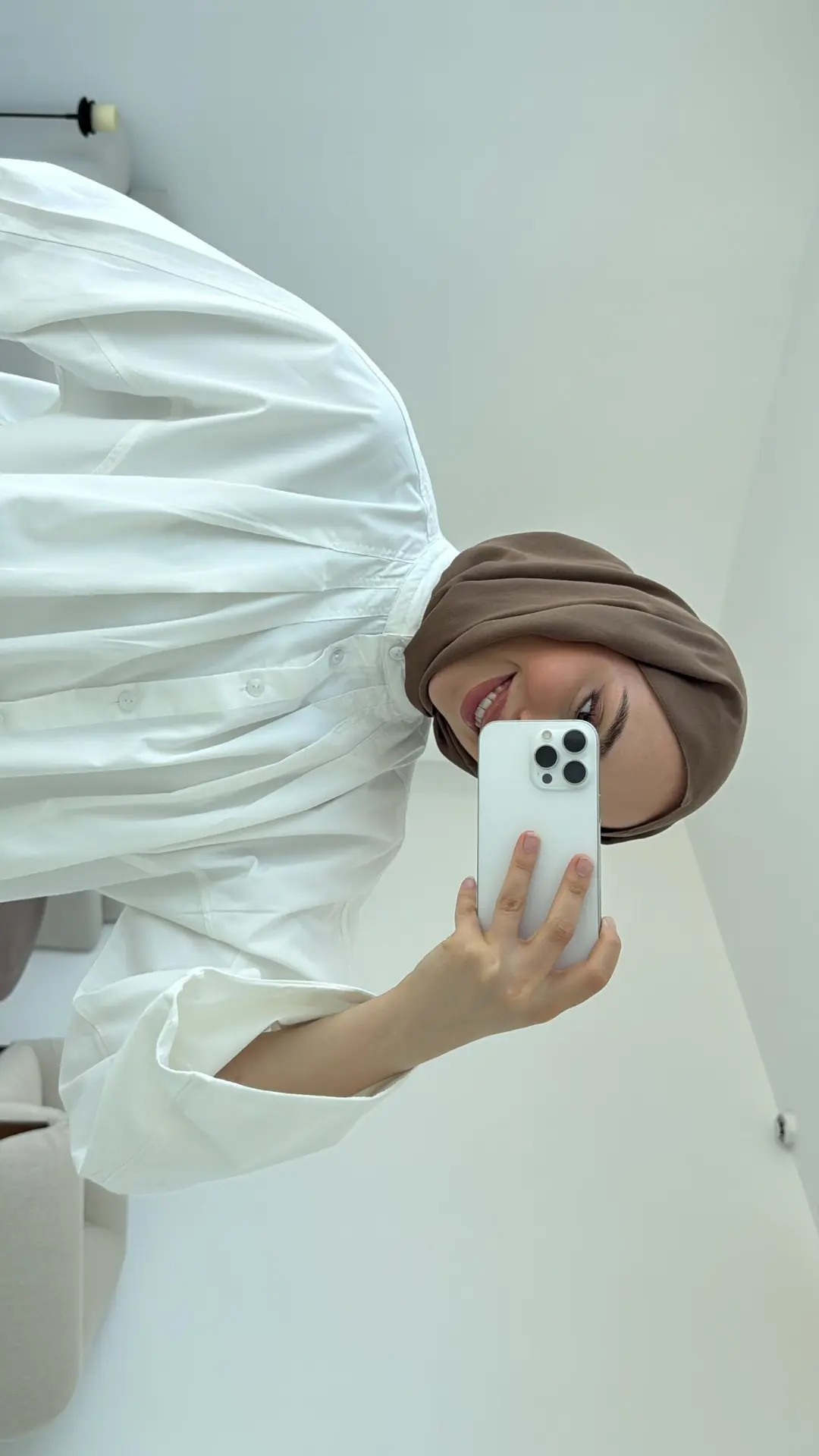 Lena Gömlek Beyaz - Görsel 3