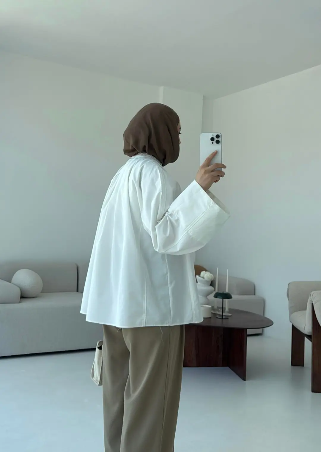 Lena Gömlek Beyaz - Görsel 8