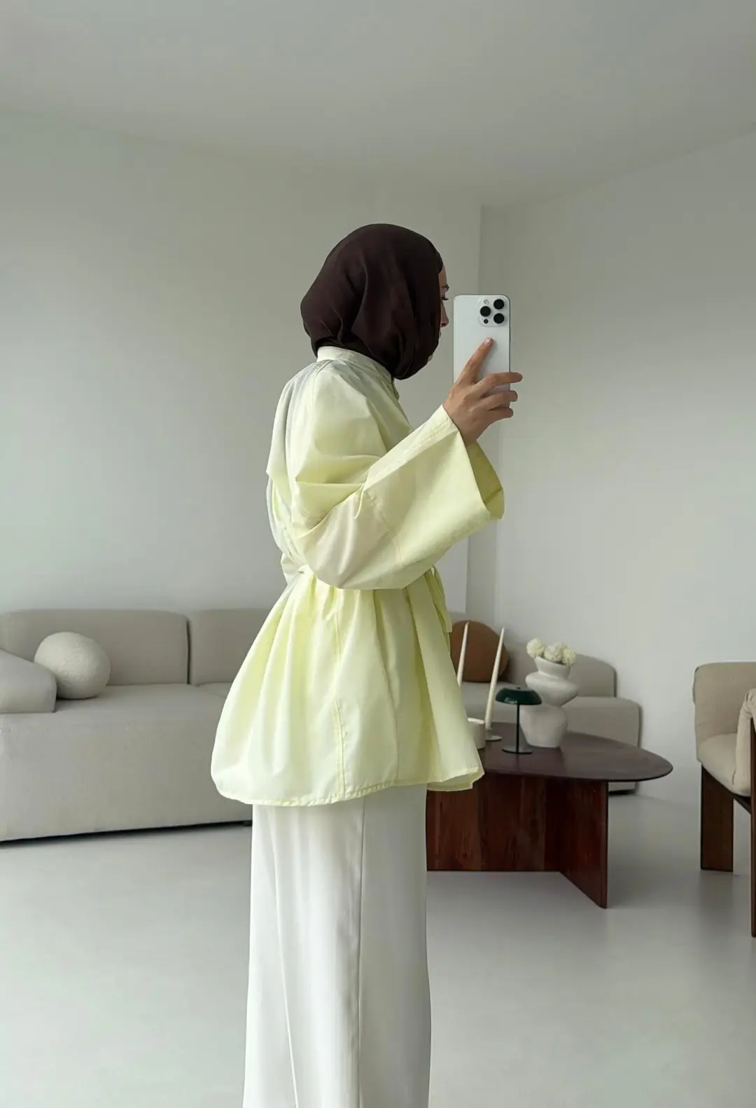 Lena Gömlek Sarı - Görsel 7