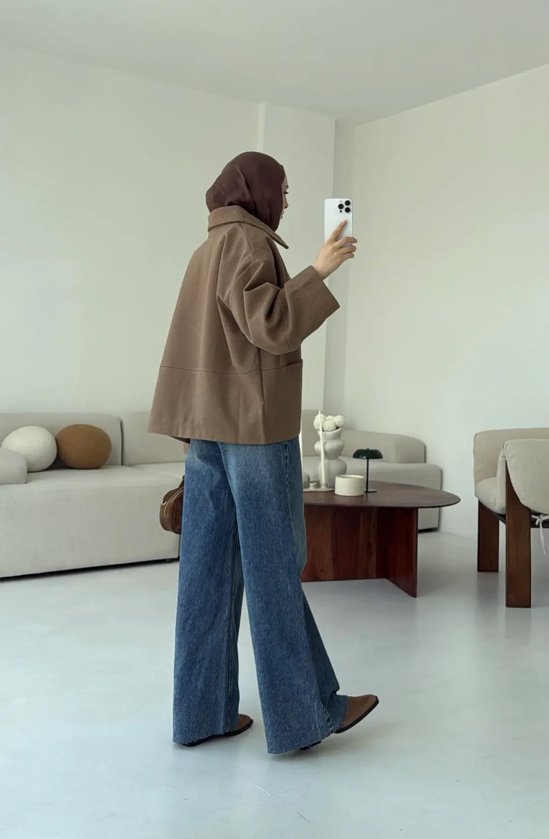 Mevsimlik Kaşe Ceket Camel