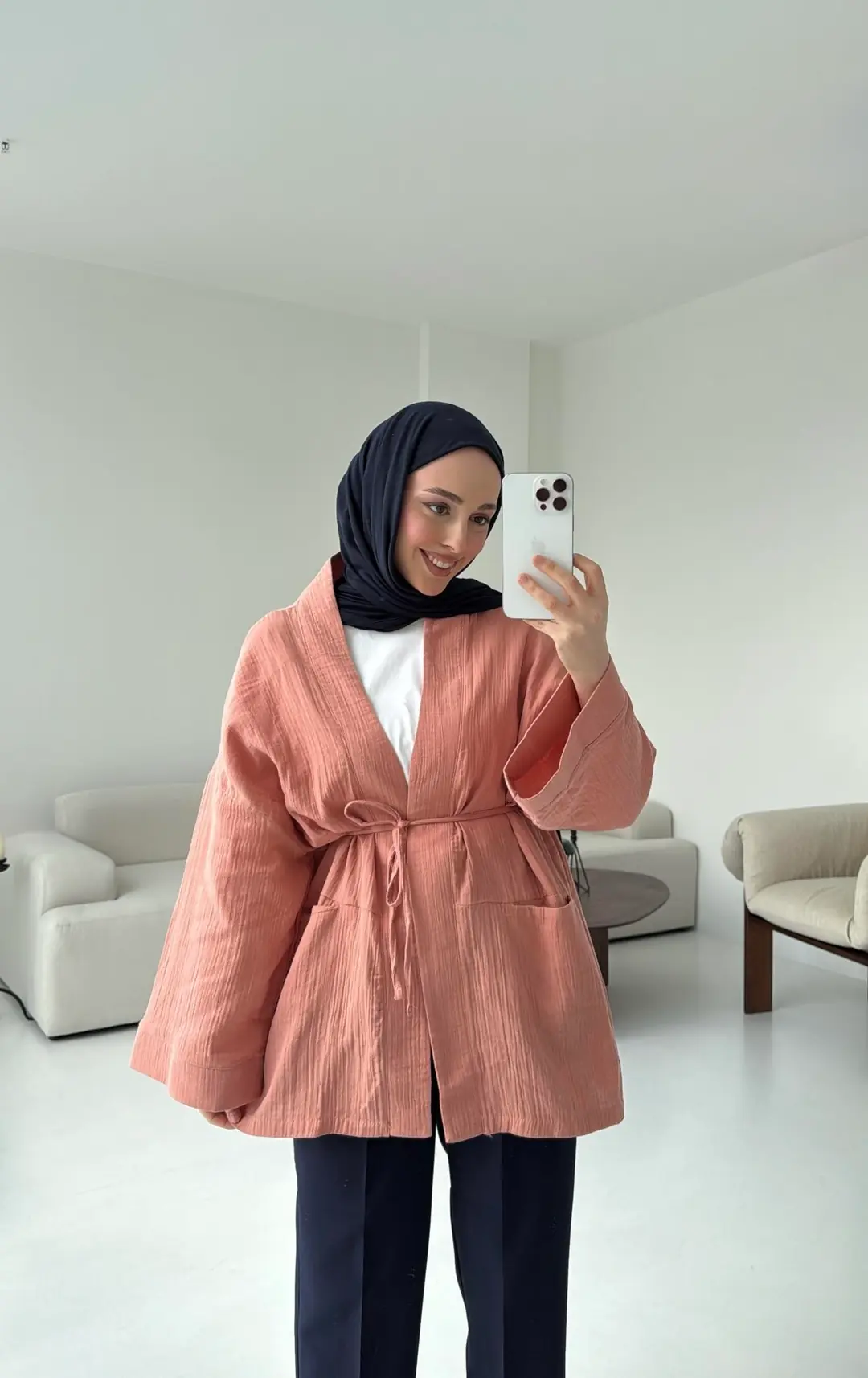 Müslin Kimono - Görsel 6