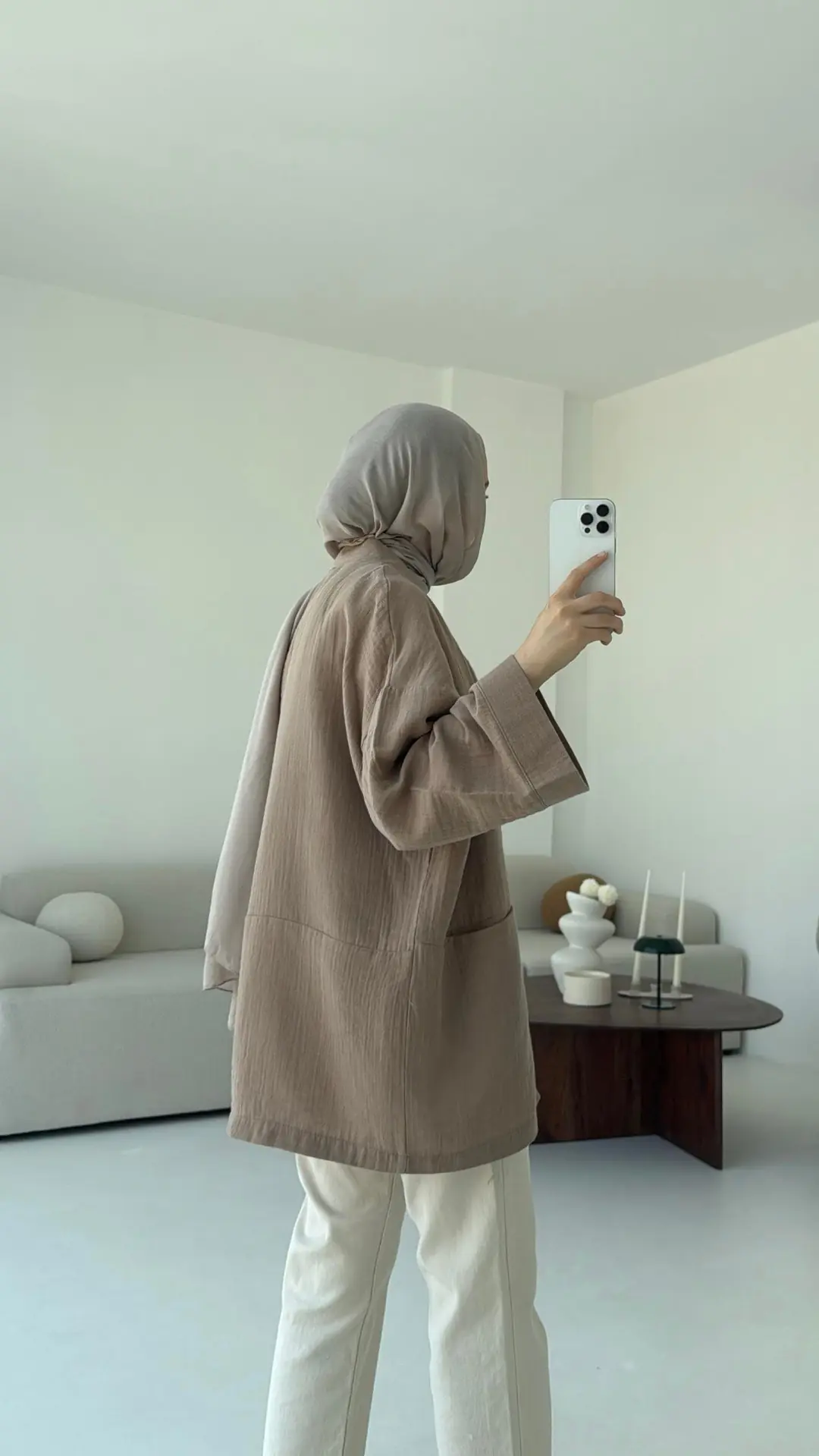 Müslin Kimono Vizon - Görsel 7