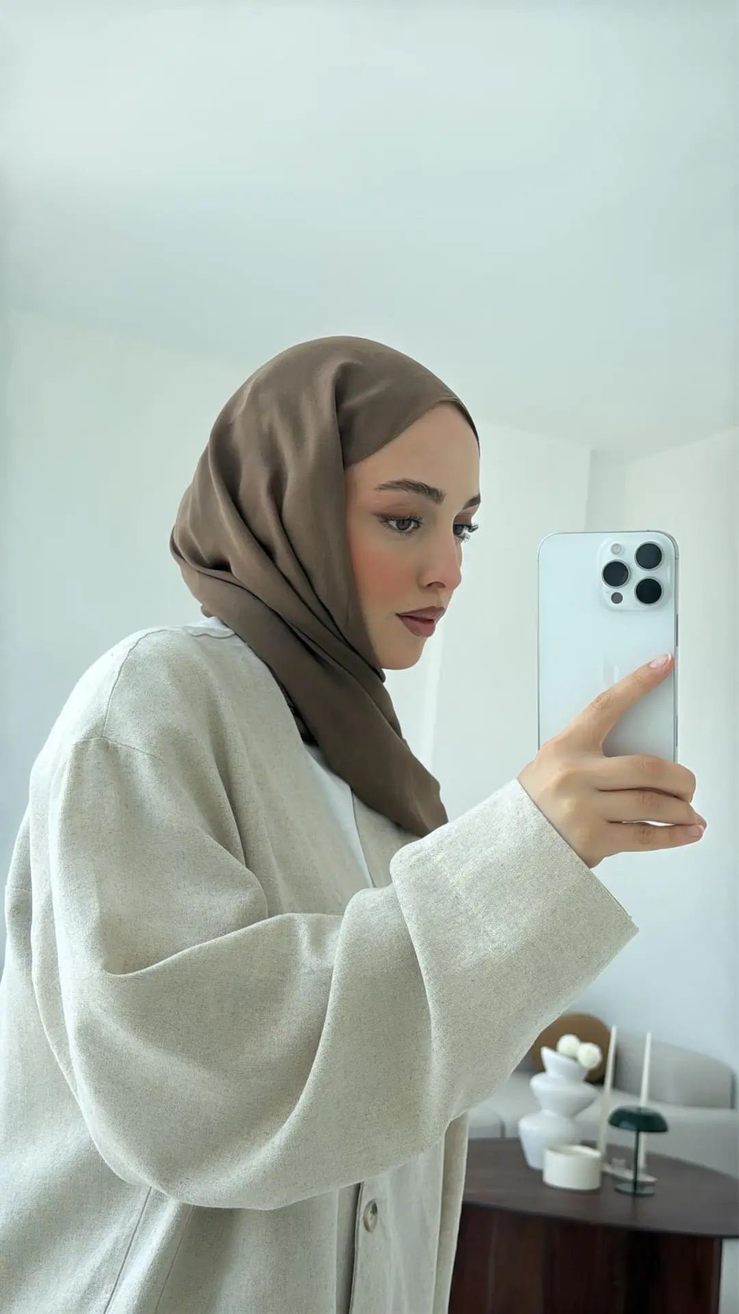 Natural Tek Cep Gömlek - Görsel 4