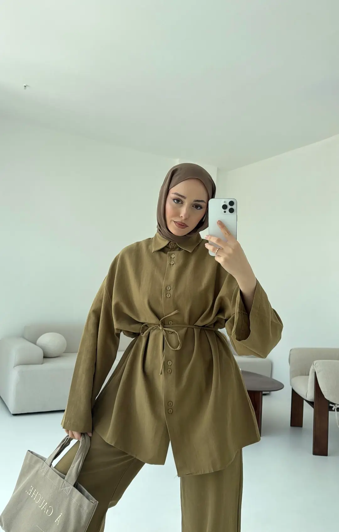 Olive Keten Takım - Görsel 3