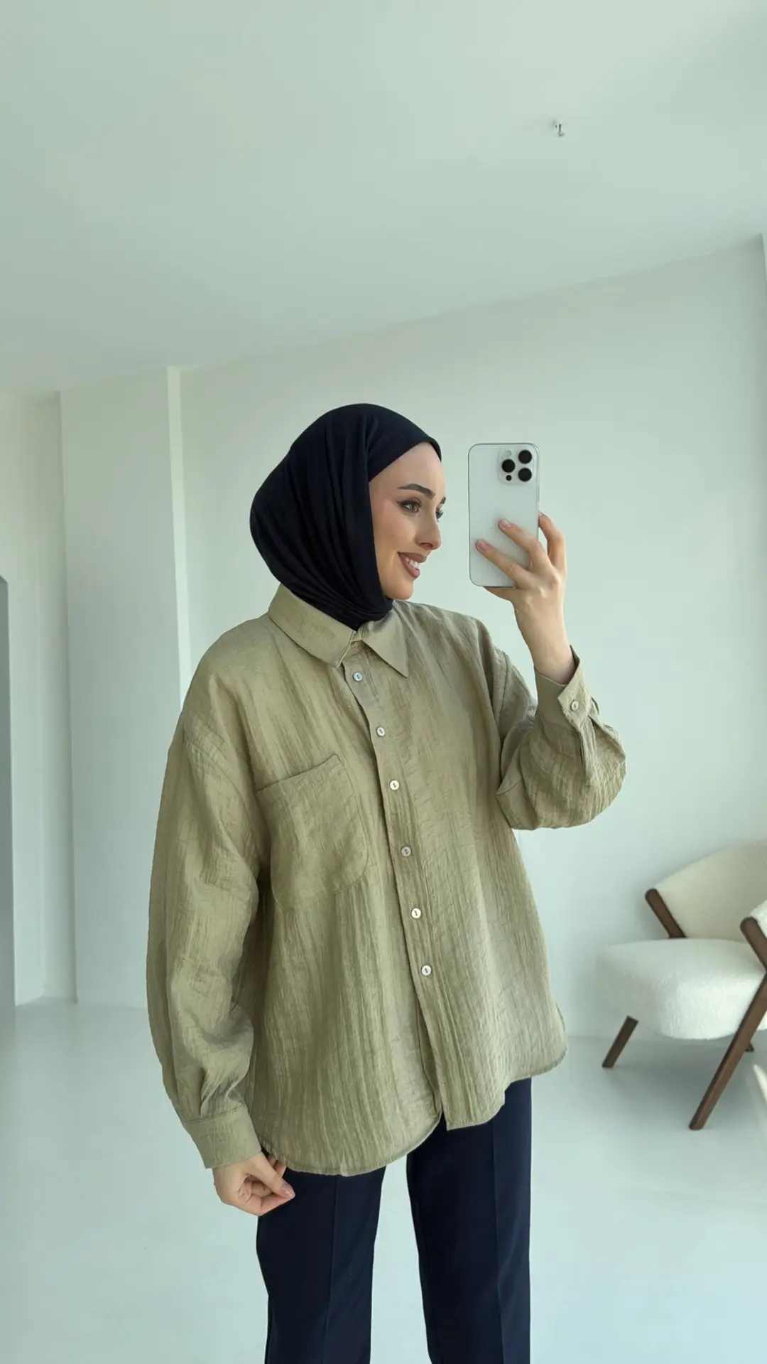 Olive Premium Gömlek