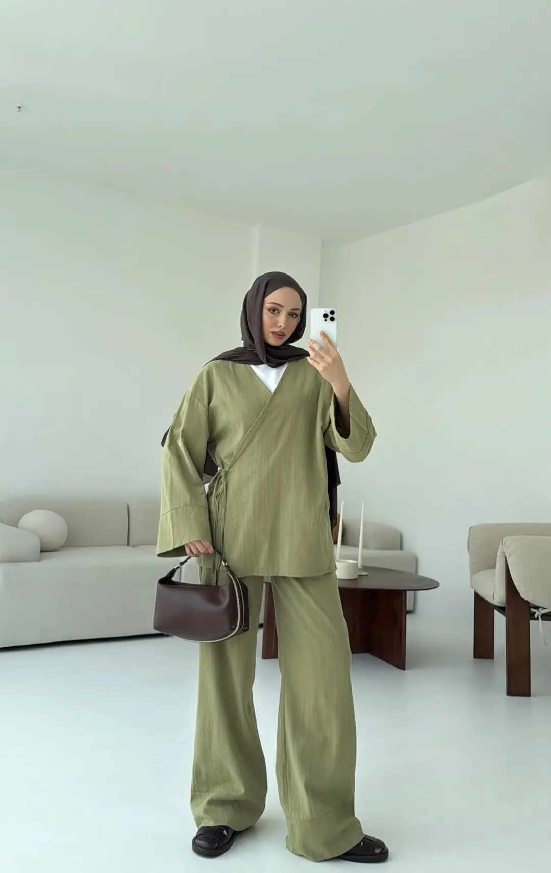 Çağla Yandan Bağlamalı Takım