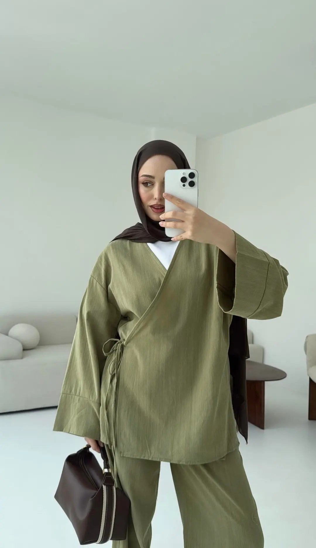 Çağla Yandan Bağlamalı Takım - Görsel 2