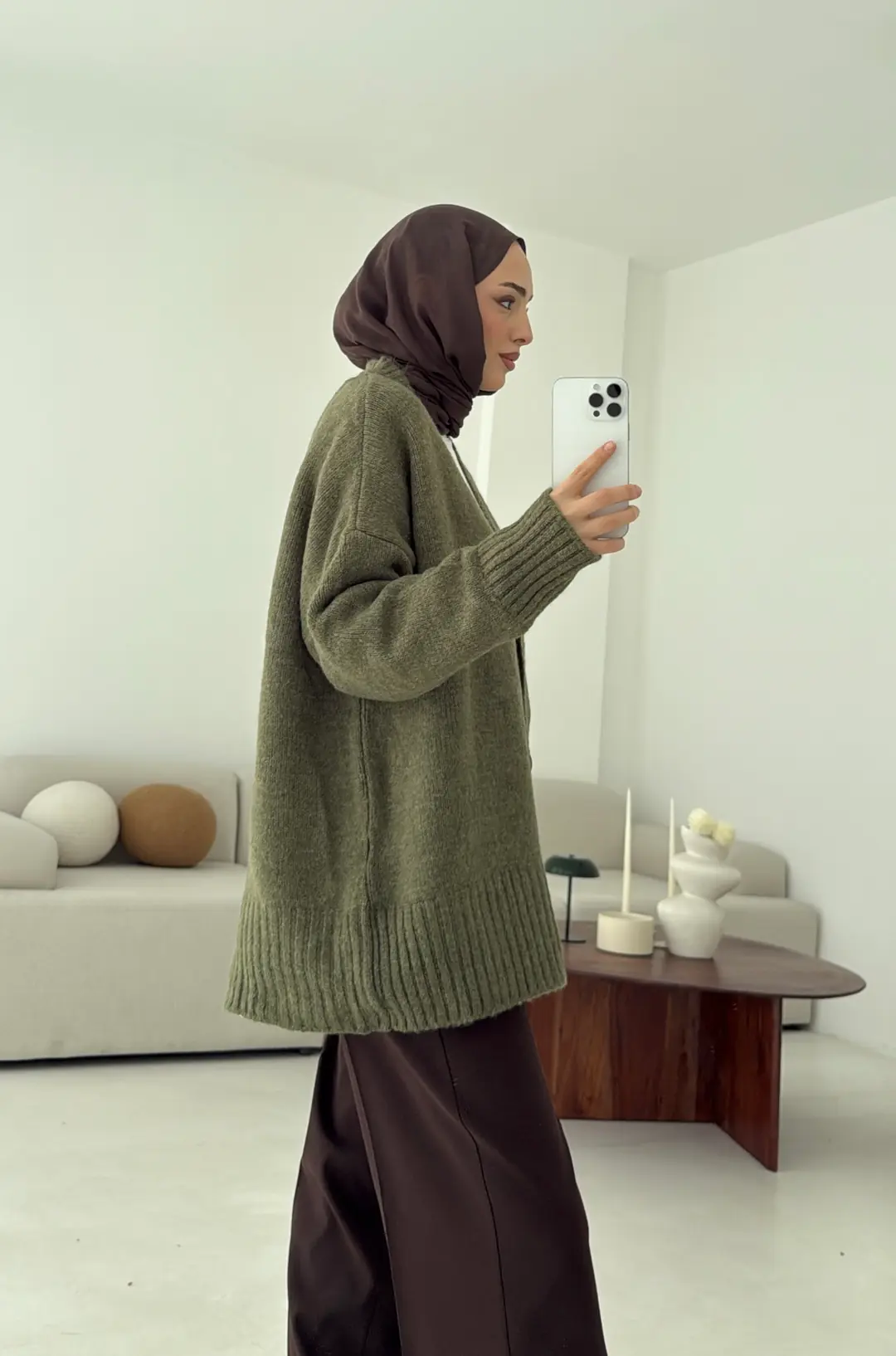 Örgü Hırka Çağla - Görsel 2