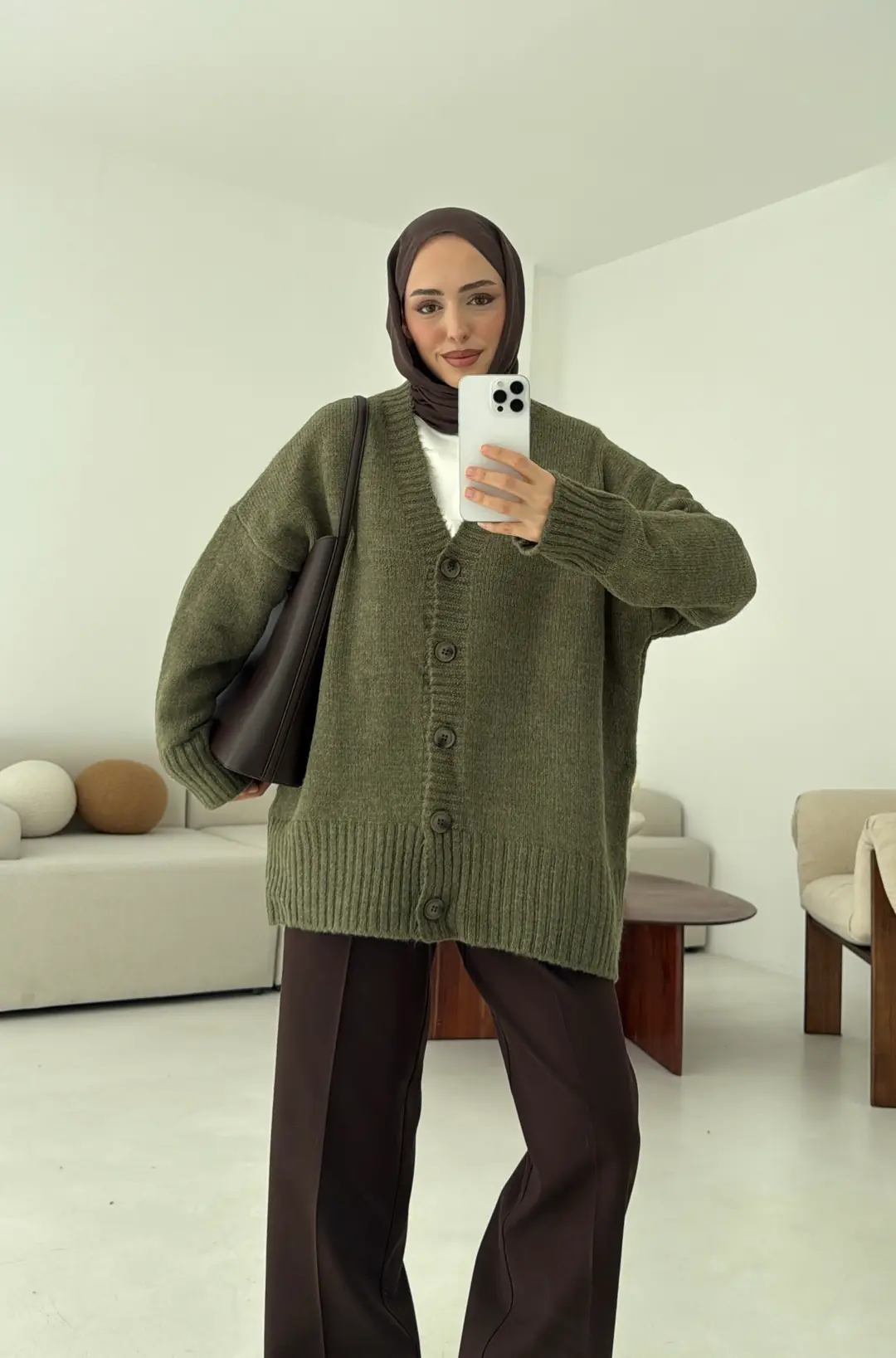 Örgü Hırka Çağla - Görsel 5